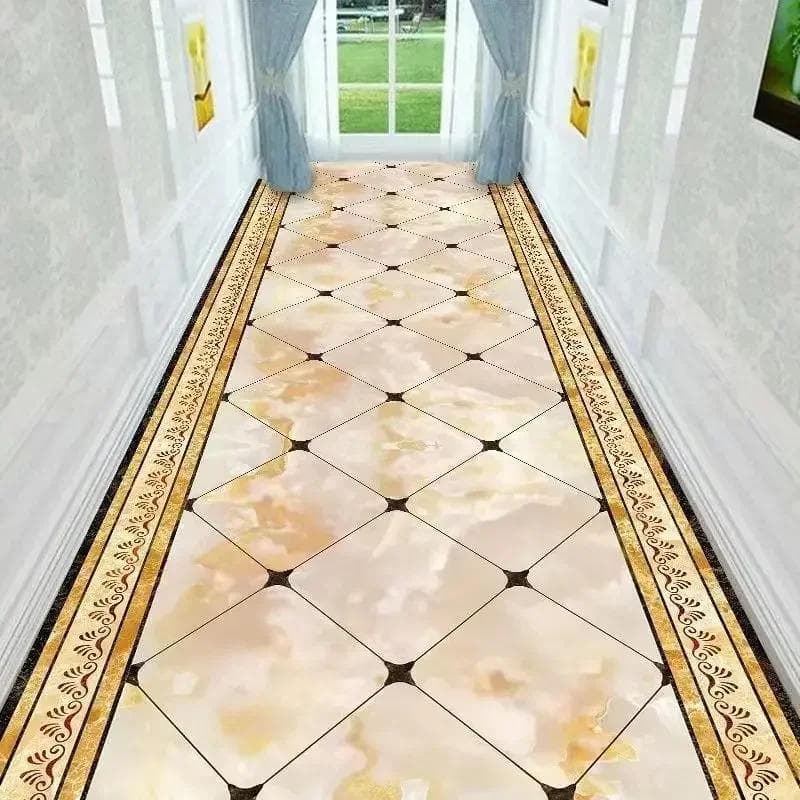 All Size Hallway Carpet Wedding Corridor Rug Stairs Carpet Home Floor Runners Rugs Hotel Entrance Aisle Floor Long Rug Bedroom 60x90cm