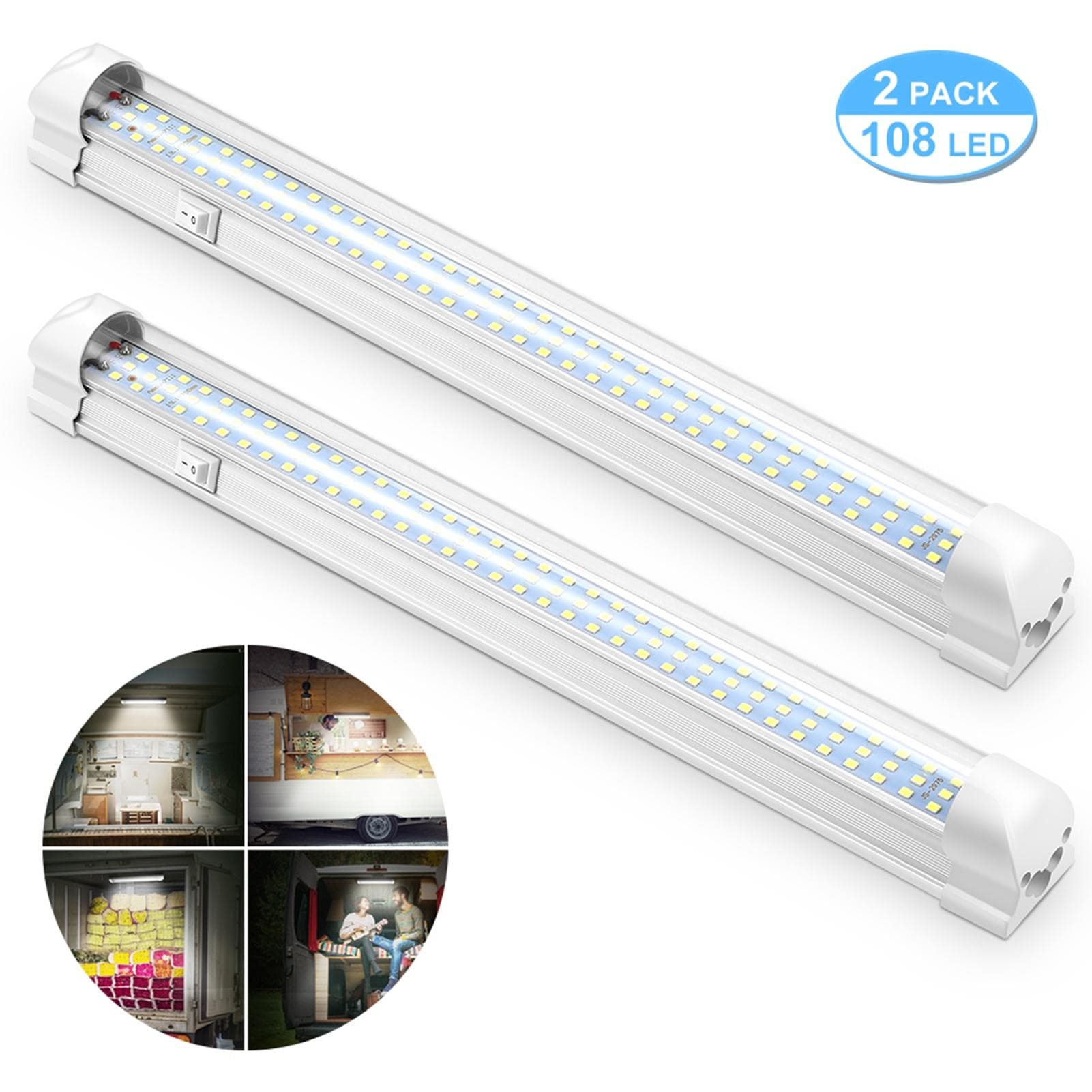 FBA DC12V Car LED Interior Lights,RV Lights (two Piece)