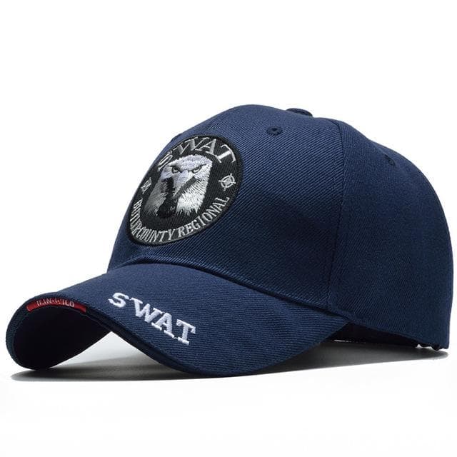 Tactical Cap Mens Baseball Cap Army Snapback Caps Pattern Trucker Cap Bone Masculin dark blue