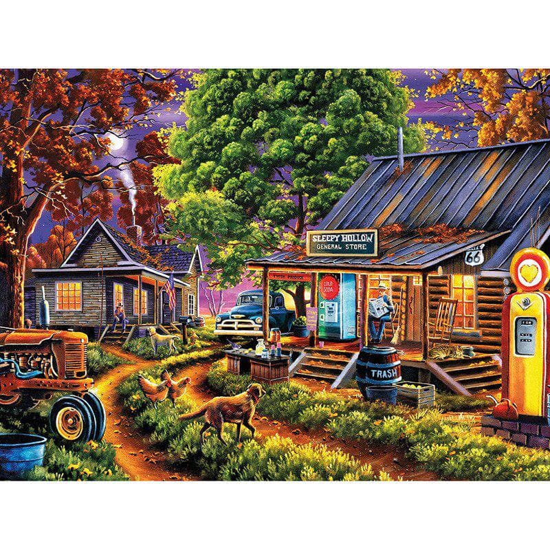 Full Round DIY Diamond Embroidery Busy People 5D Diamond Painting Rhinestone Mosaic Home Decor 20X30CM