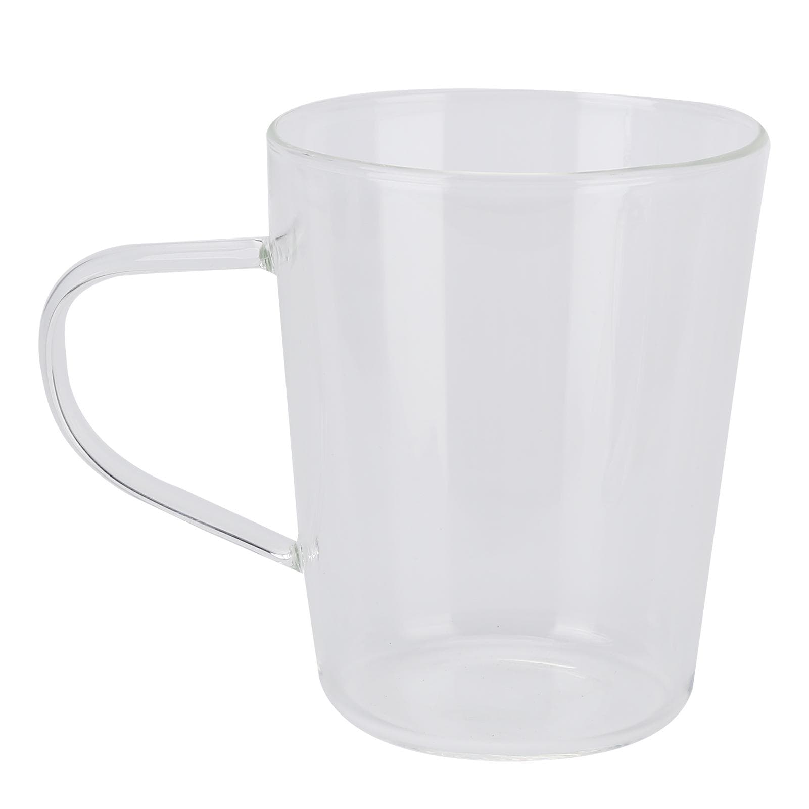 380ml Milk Cup High Borosilicate Glass Thermal Easy to Clean Glass Mug for Kitchens Hotels Coffee transparent