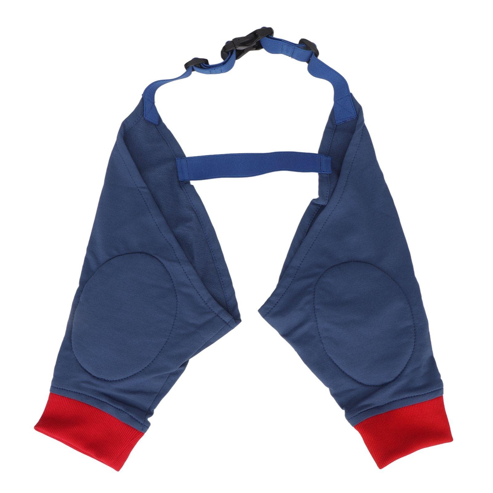 Dog Front Leg Braces Soft Padded Elastic Breathable Joint Protection Dog Recovery Sleeve Red Blue L M