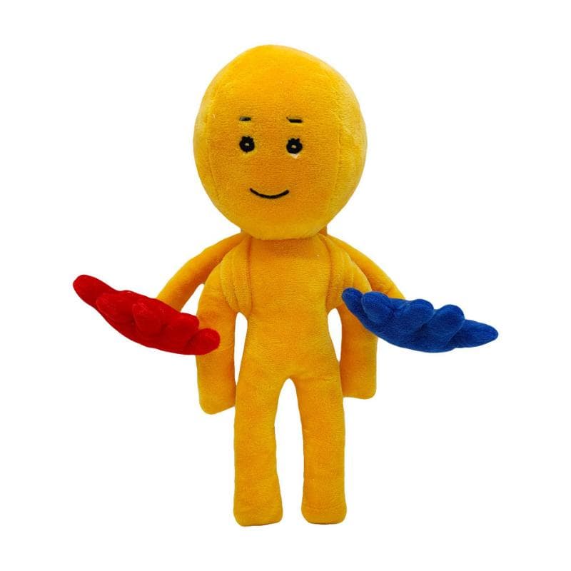 Poppy Playtime Player Plush Toy Huggy Wuggy Peluche Toy Scary Doll Home Decor Game Character Horror Scary Doll Kid Birthday Gift 25cm yellow