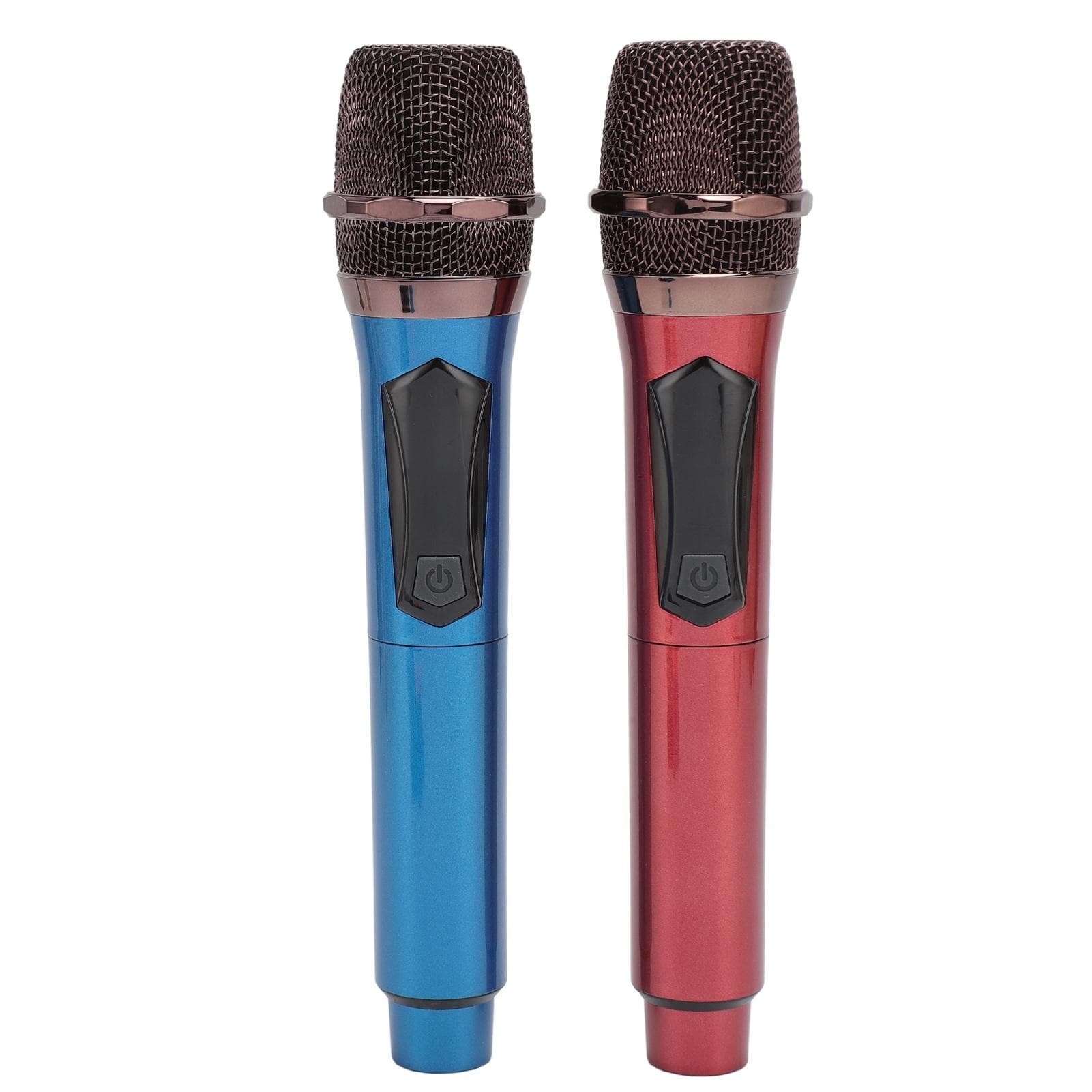 UHF Wireless Microphone Rechargeable LED Display Handheld Dual Cordless Dynamic Mic for Karaoke