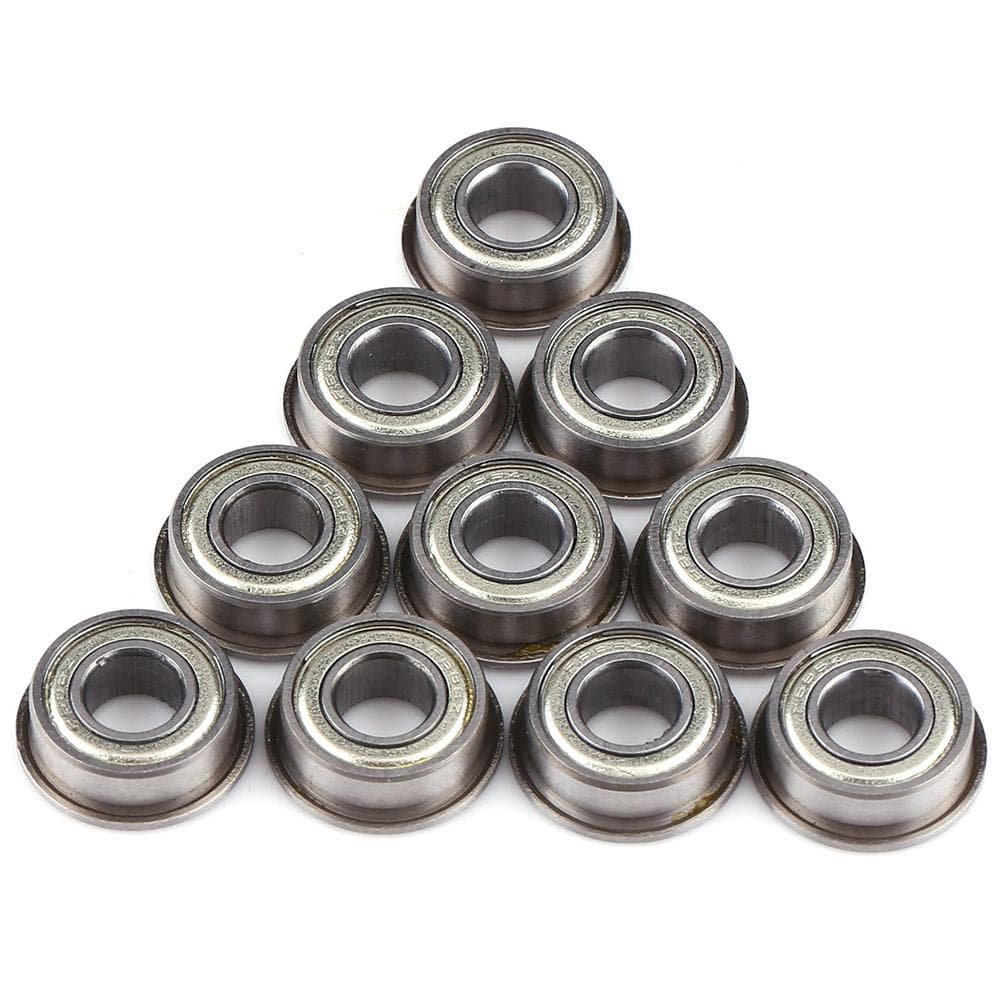 10pcs F686ZZ Mini Metal Steel Double Shielded Flanged Ball Bearings 6*13*5mm