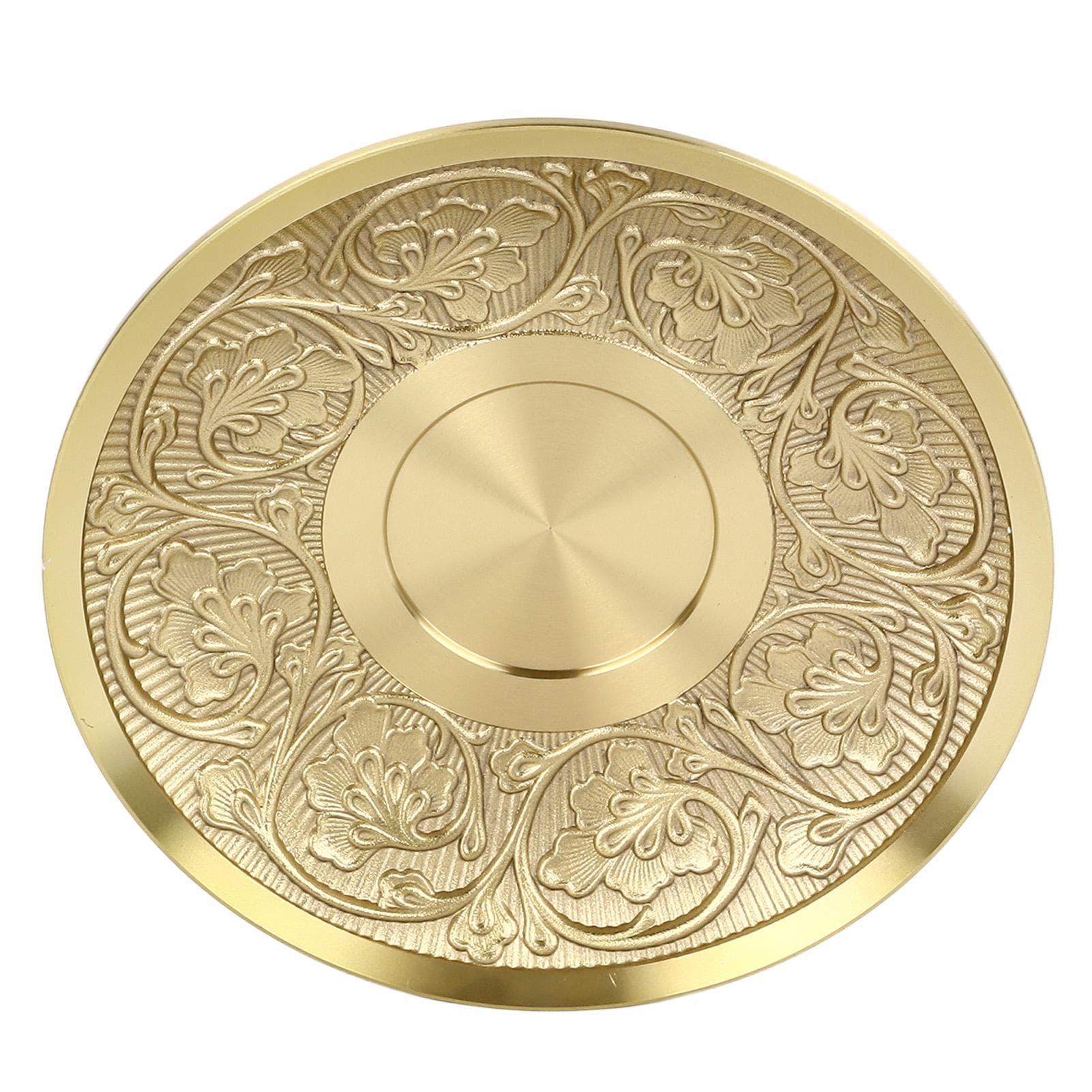 Brass Tea Cup Exquisite Embossed Patterns Retro European Small Coffee Cup for Home Parties
