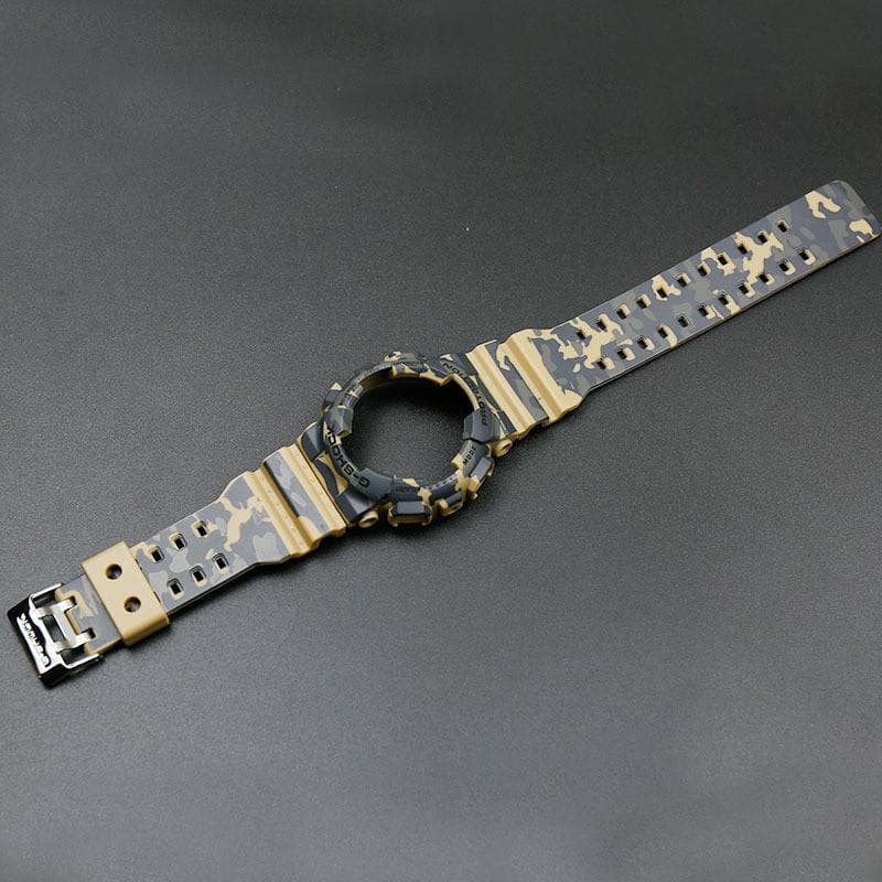 Camouflage Resin Strap for Casio G-SHOCK GD120 GD100 GA110 GA100 Frame Sports Bracelet GA100 GLS-100 Men's Watch Band camouflage