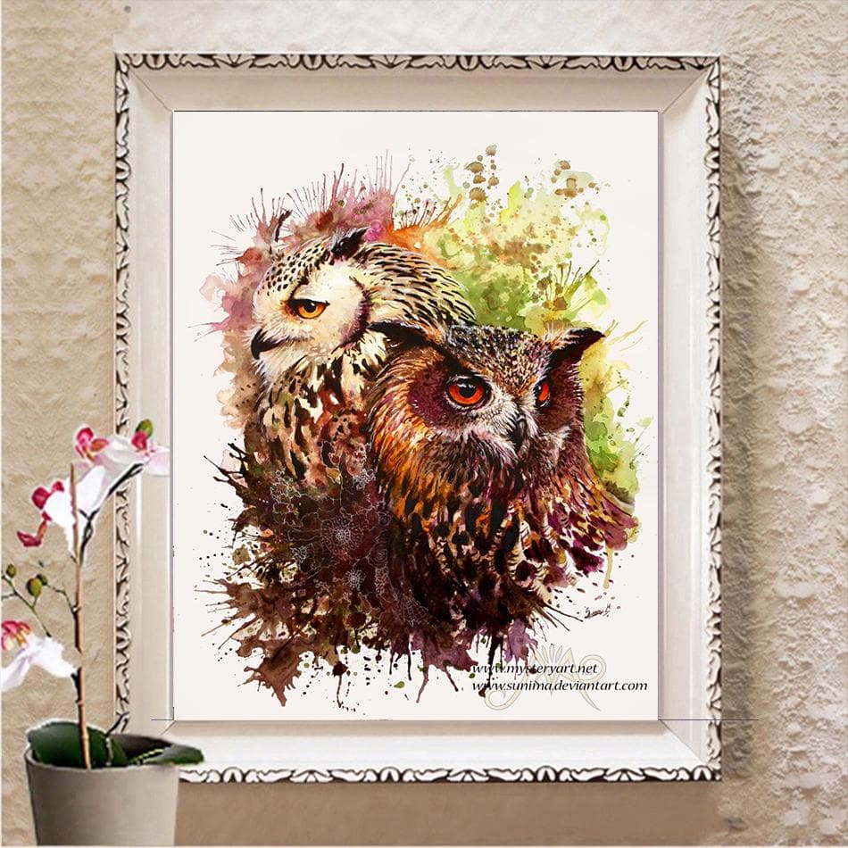 Diamond Painting Animal Full Square Drill Mosaic Embroidery Beaded Picture Paint With Diamond Full Square 20X30CM