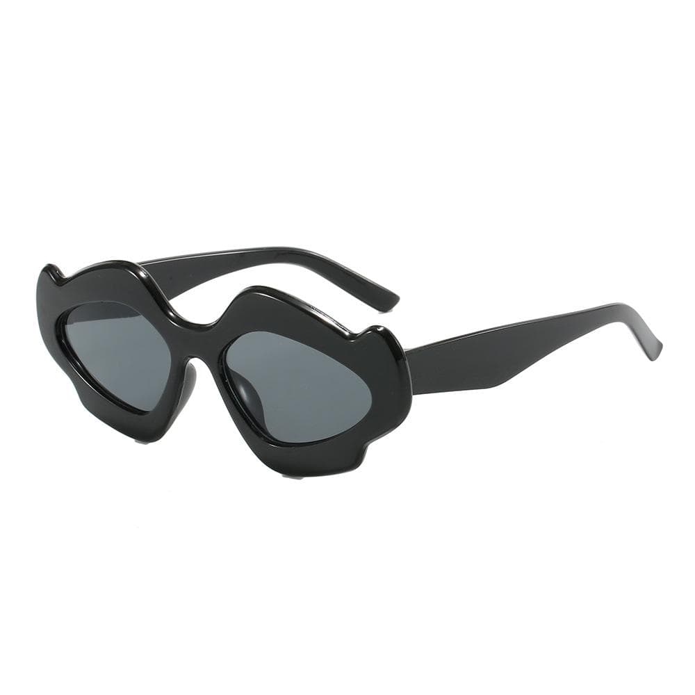 New Retro Fashion Women Sunglasses UV400 Special Shaped Personality Street Hip Hop Trend Men Sun Glasses as picture