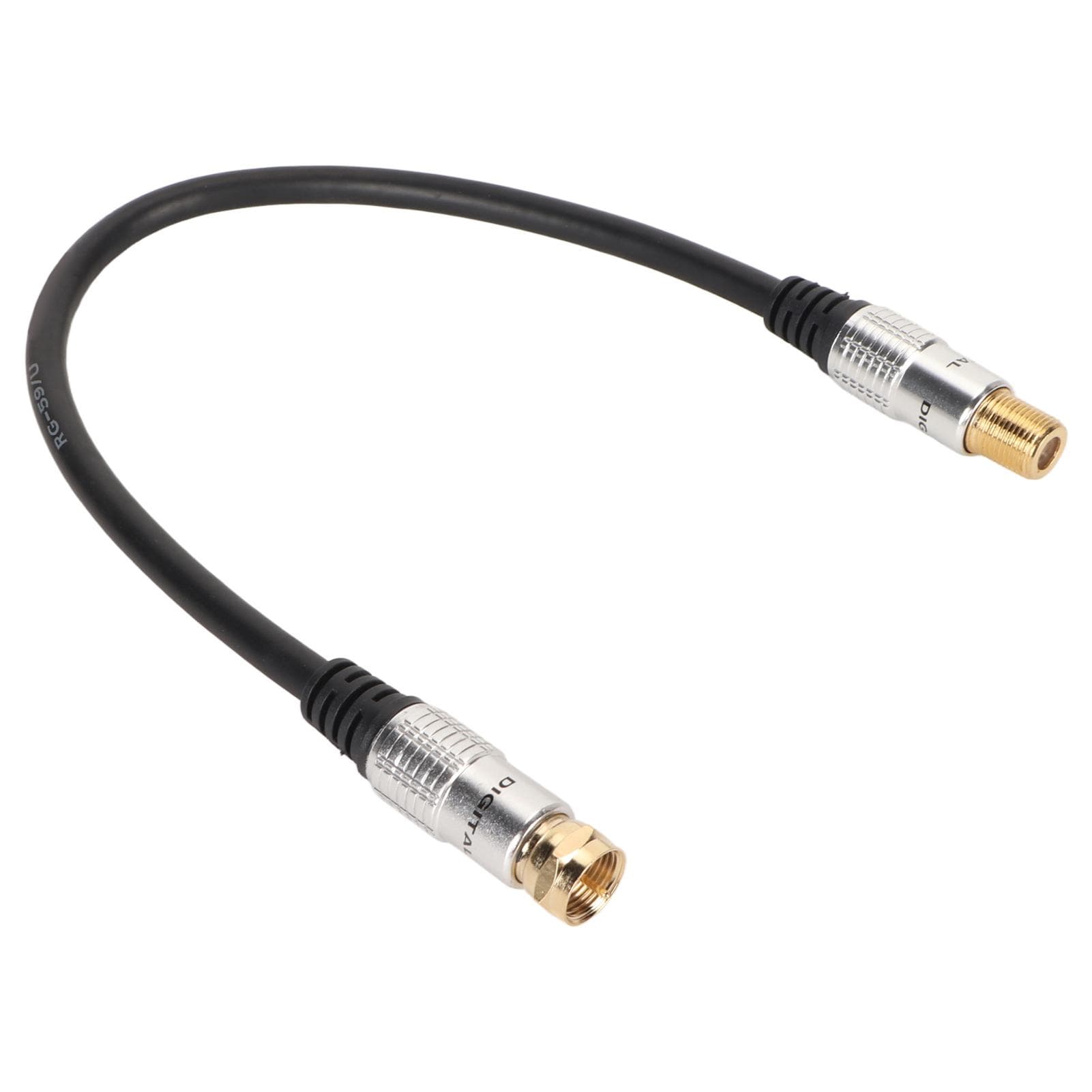 F Type Cable Male to Female Gold Plated Connector Digital Sound Video Coaxial Cord for HDTV CATV