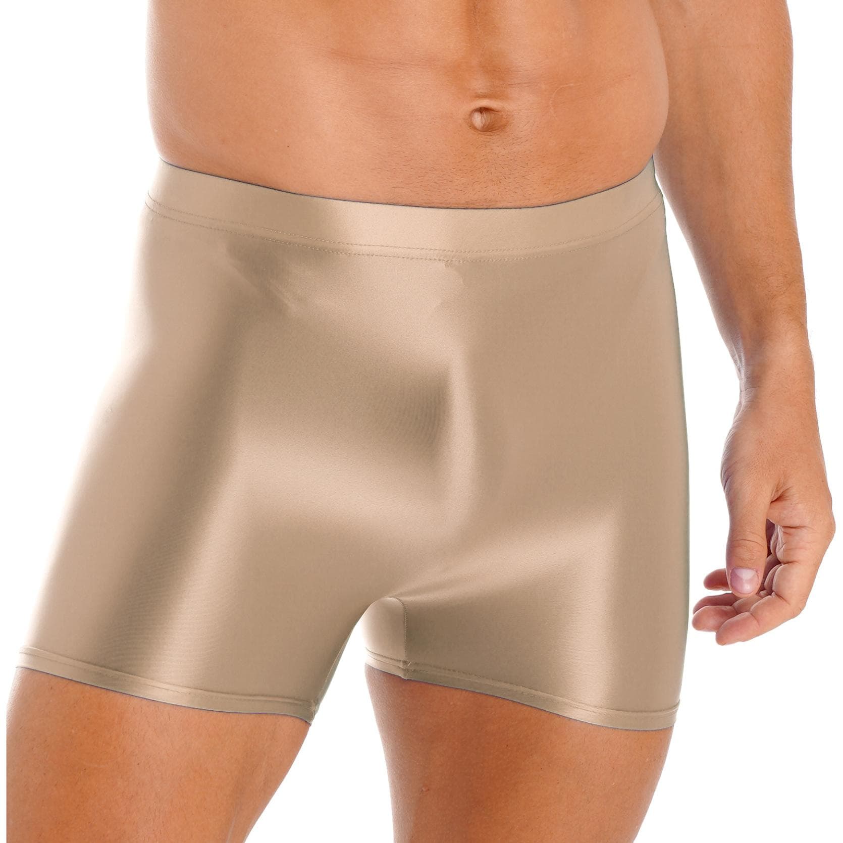 Mens Gym Running Shorts Workout Athletic Bodybuilding Fitness Shorts L coffee