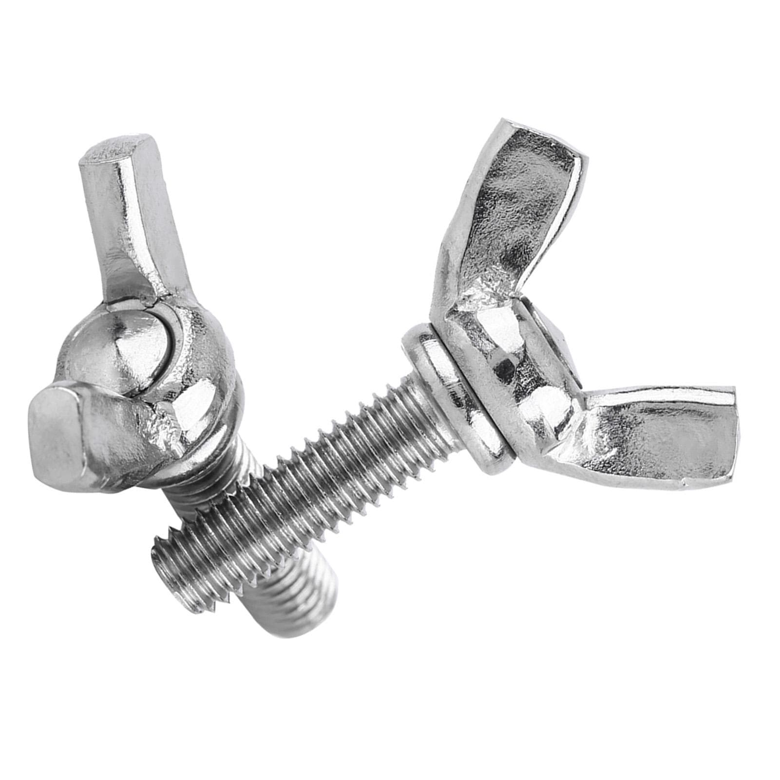 5Pcs M6 304 Rust Proof Steel DIN316 Thumb Wing Bolts (M6*16)