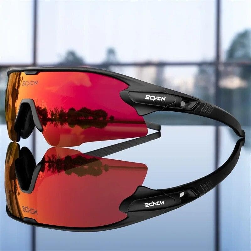 Mountain Bicycle Glasses Sport Men Sunglasses Cycling Goggles Outdoor MTB Road Running Sunglasses UV400 Protection Eyewear 3 lens