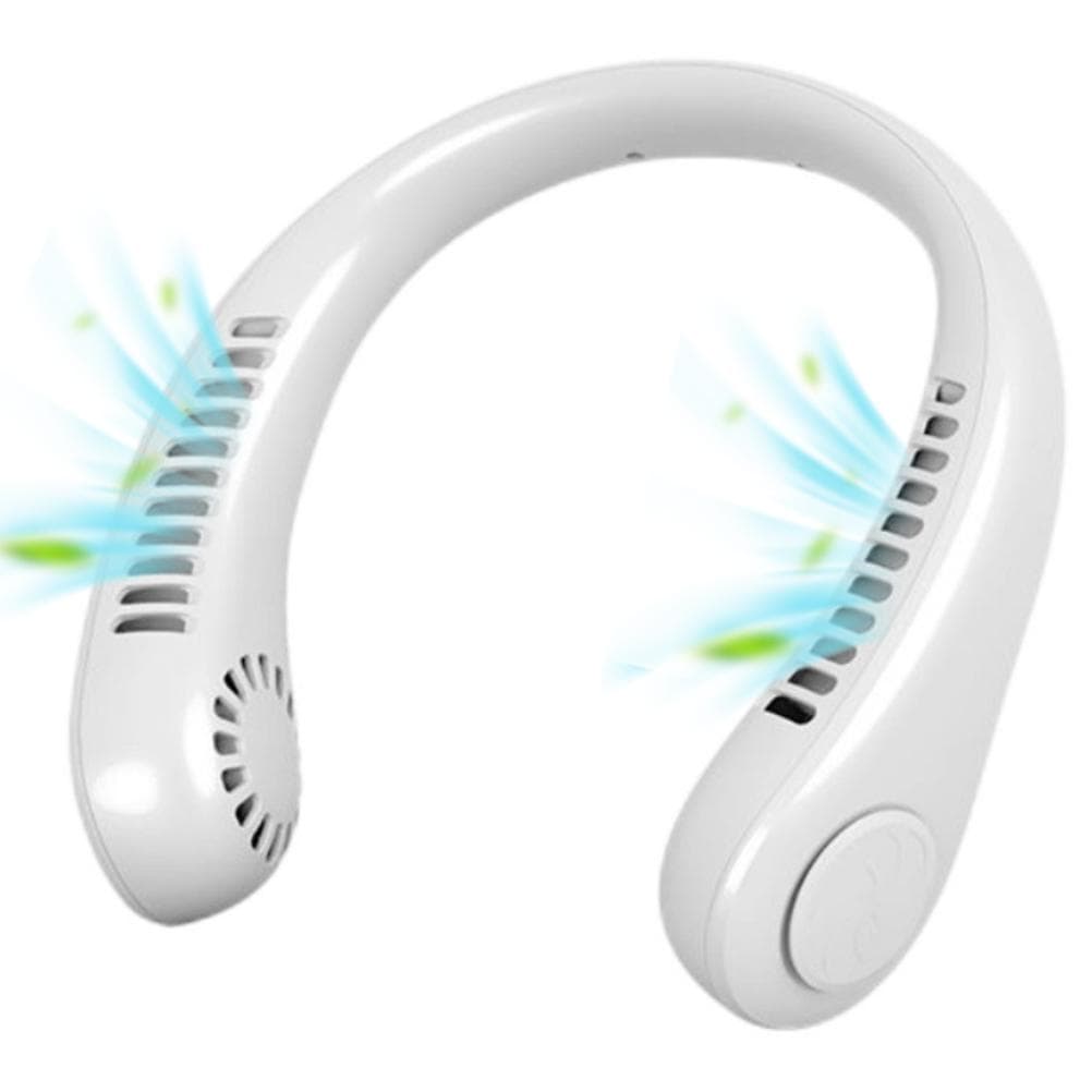 Portable Neck Fan Hands Free Rechargeable Bladeless Neck Fan Wearable Powerful Quiet  Fan for white