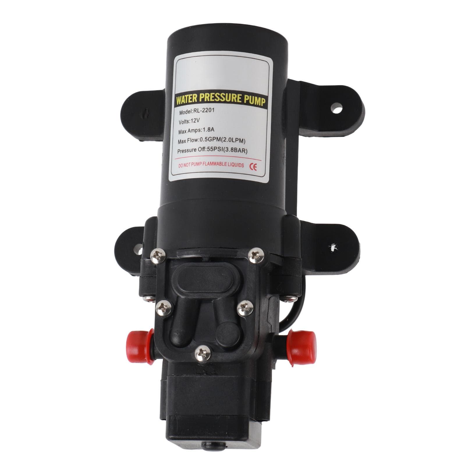 Water Pressure Diaphragm Pump Self Priming Diaphragm Pump High Pressure Water Pump for Outdoor RL