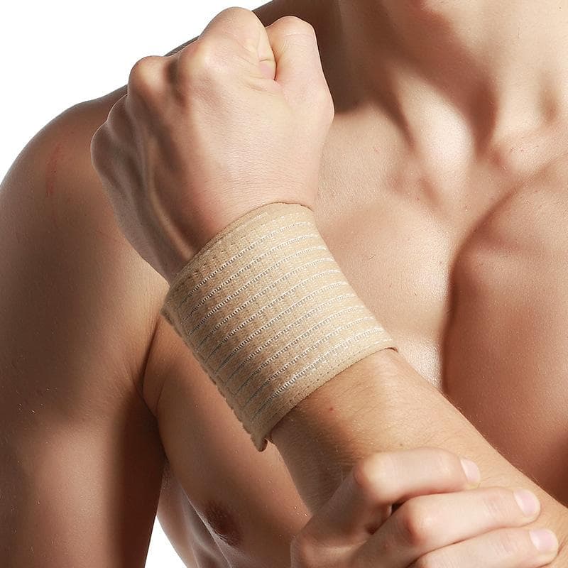 40cm Sports Wristband Self-adhesive Elastic Bandage Gym Sports Wrap for Knee Support Finger Ankle Palm Wrapping Tape Wrist Band nude
