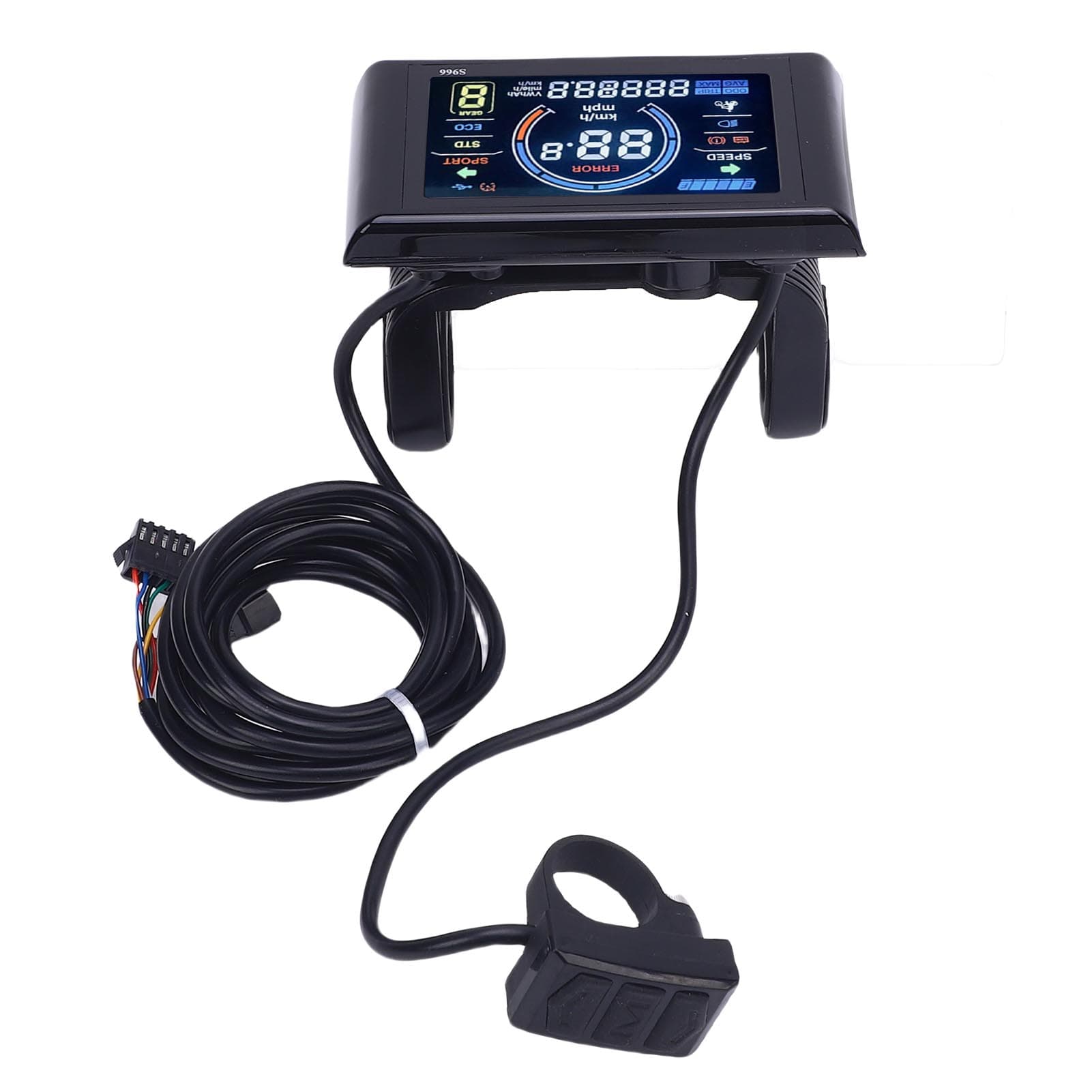 Electric Bike LCD Display Colorful Mountain Cycling Computer Water Proof Smart Meter with NFC SM