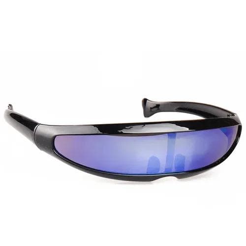 New Futuristic Rectangle Sunglasses UV400 Mirrored Lens Laser Eyewear for Men Outdoor Daily Wear Gafas De Sol 1PCS