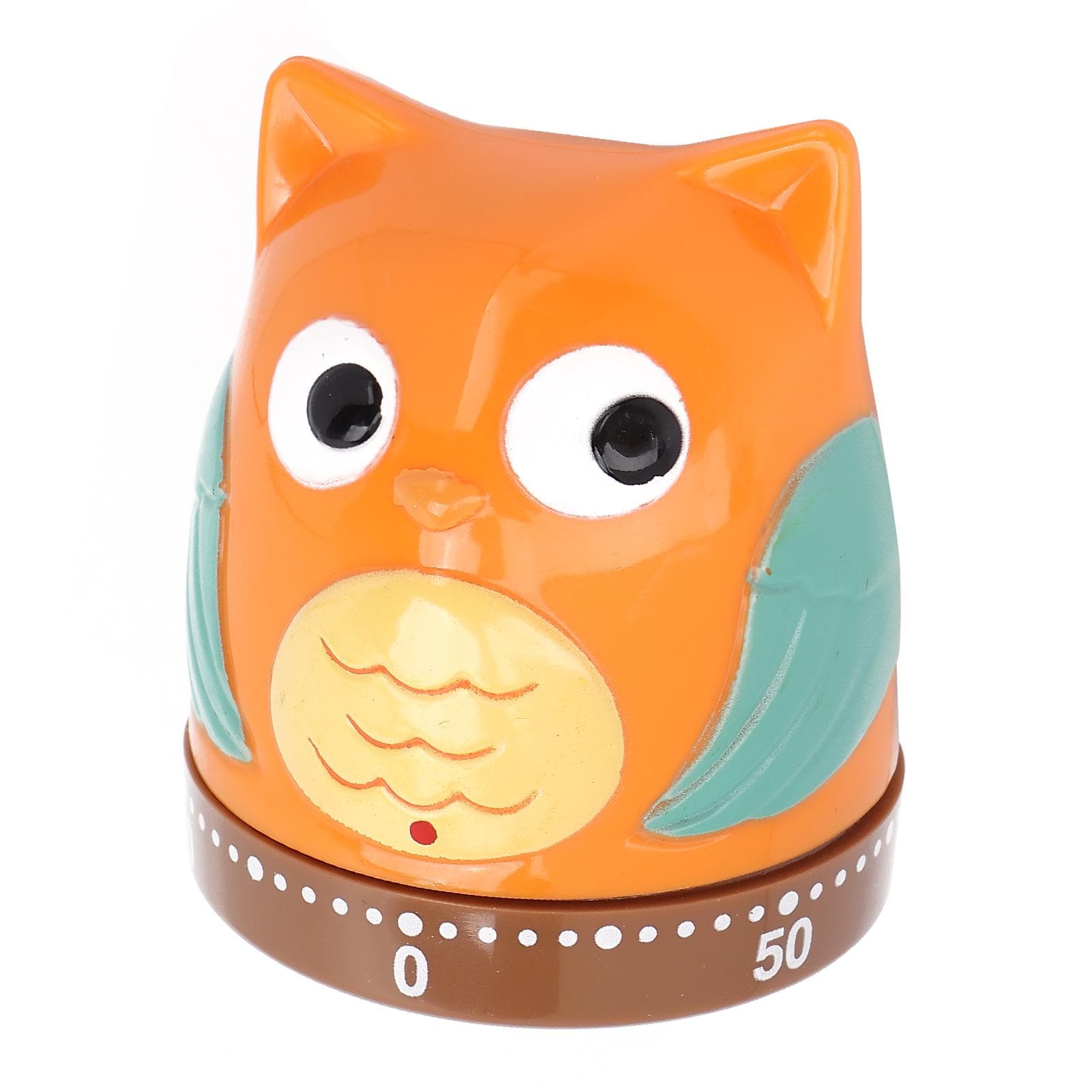 Cartoon Cute 60 Minutes Wind Up Timer Mechanical Rotating Count Down Timer for Learning