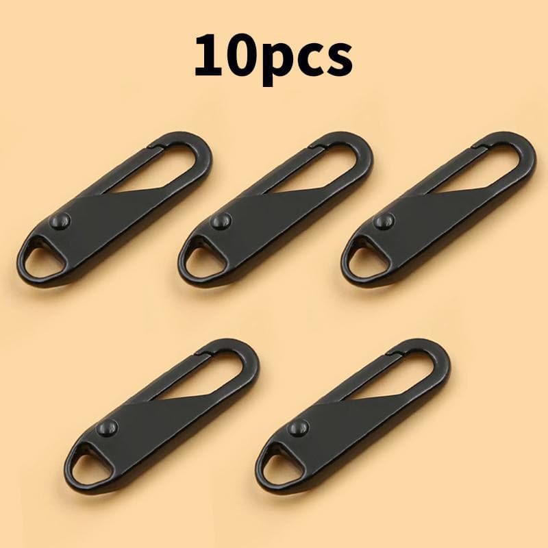 10Pcs Zipper Slider Instant Universal Repair Kit Replacement for Broken Buckle Travel Bag Suitcase Tent Backpack Zippers