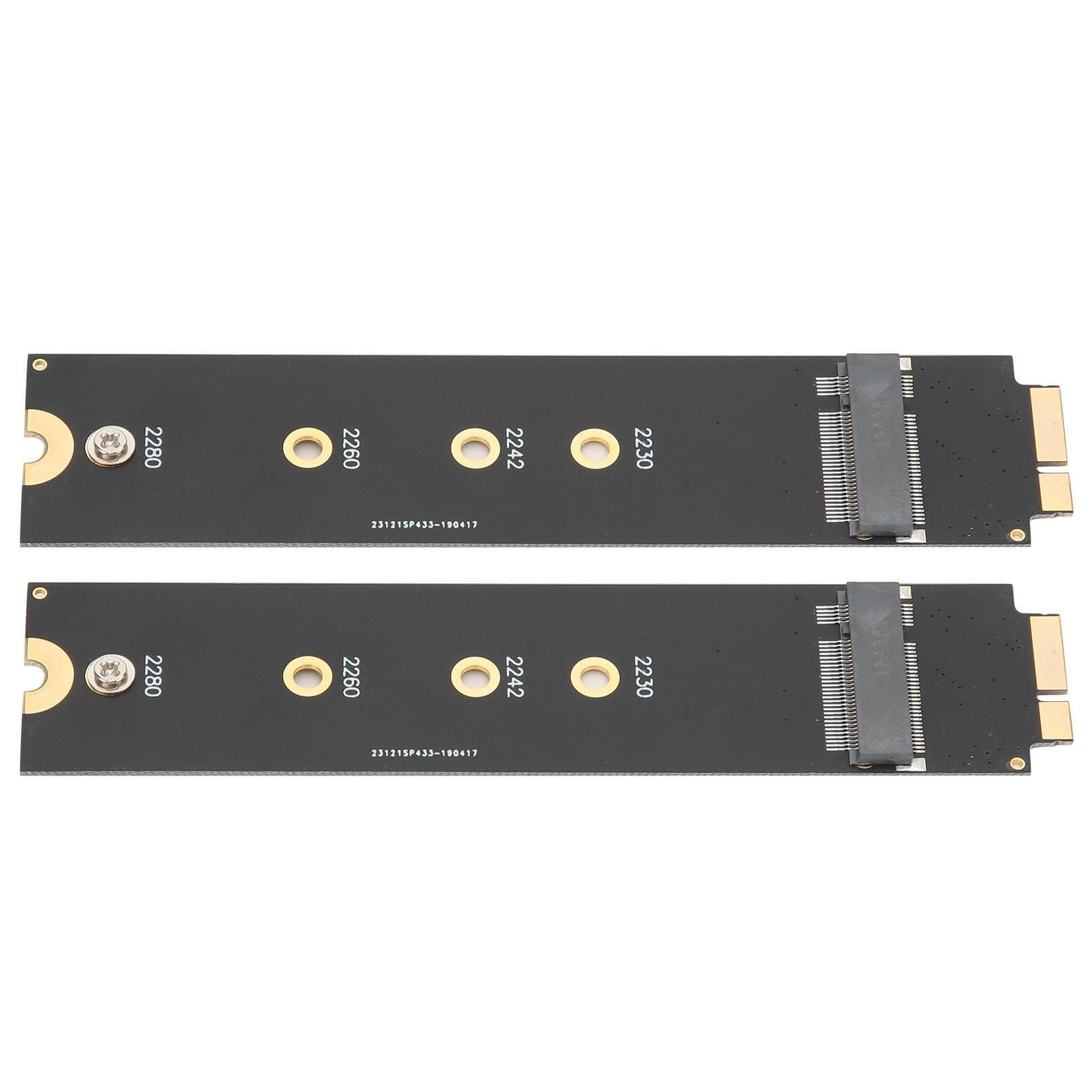 2pcs For SATA M.2 NGFF SSD to 2010 2011 for OS X Air A1370 A1369 Converter Adapter Card (12+6