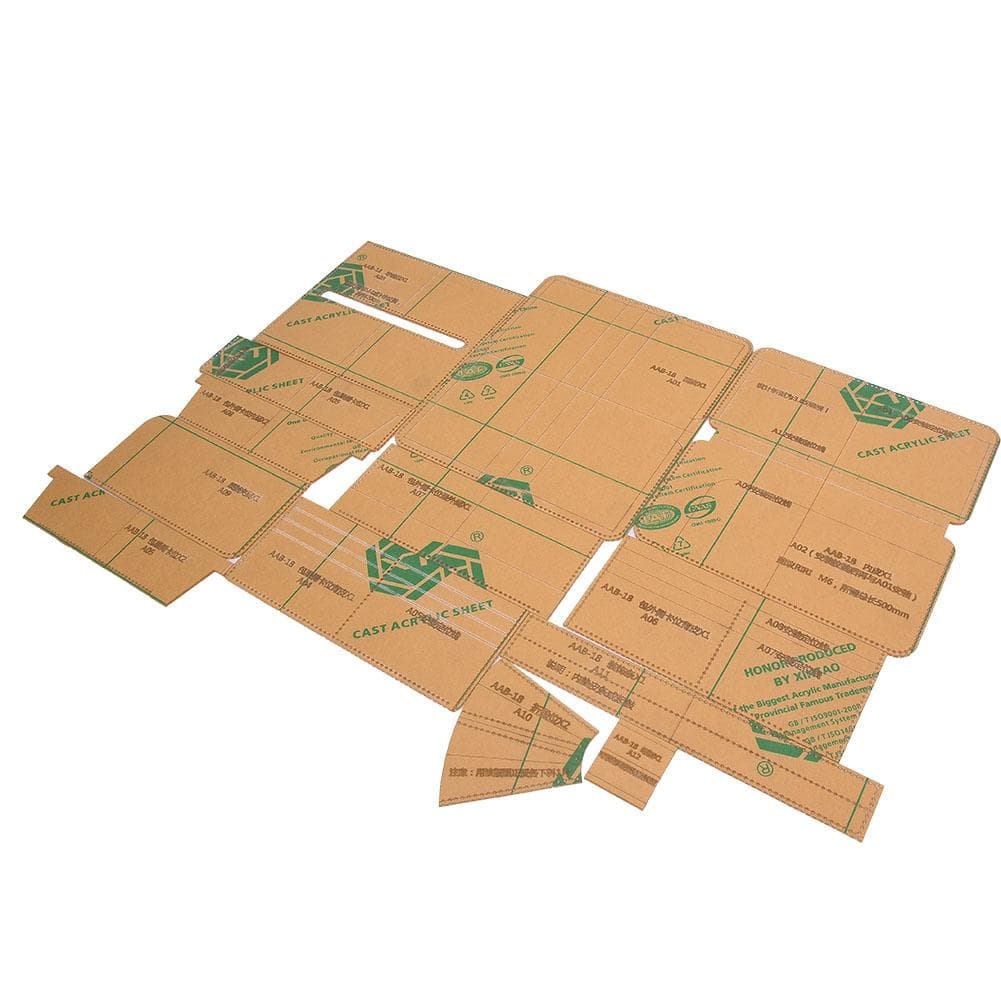 Long Wallet Pattern Stencil Acrylic Template Leather Crafts Mould DIY Tool