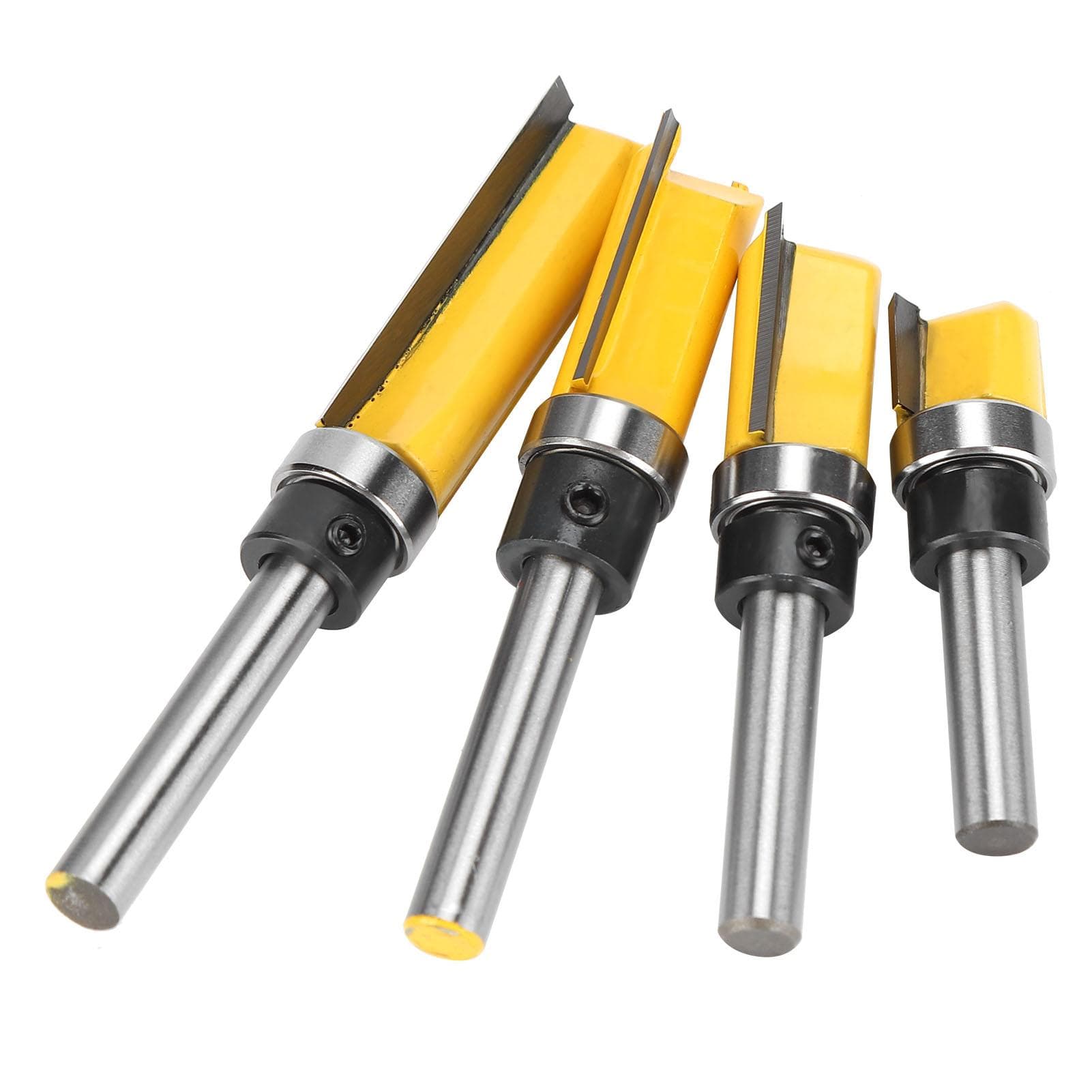 4Pcs Milling Cutter 14 Handle Shock Resistance High Toughness Positioning Accuracy Cutting Tools
