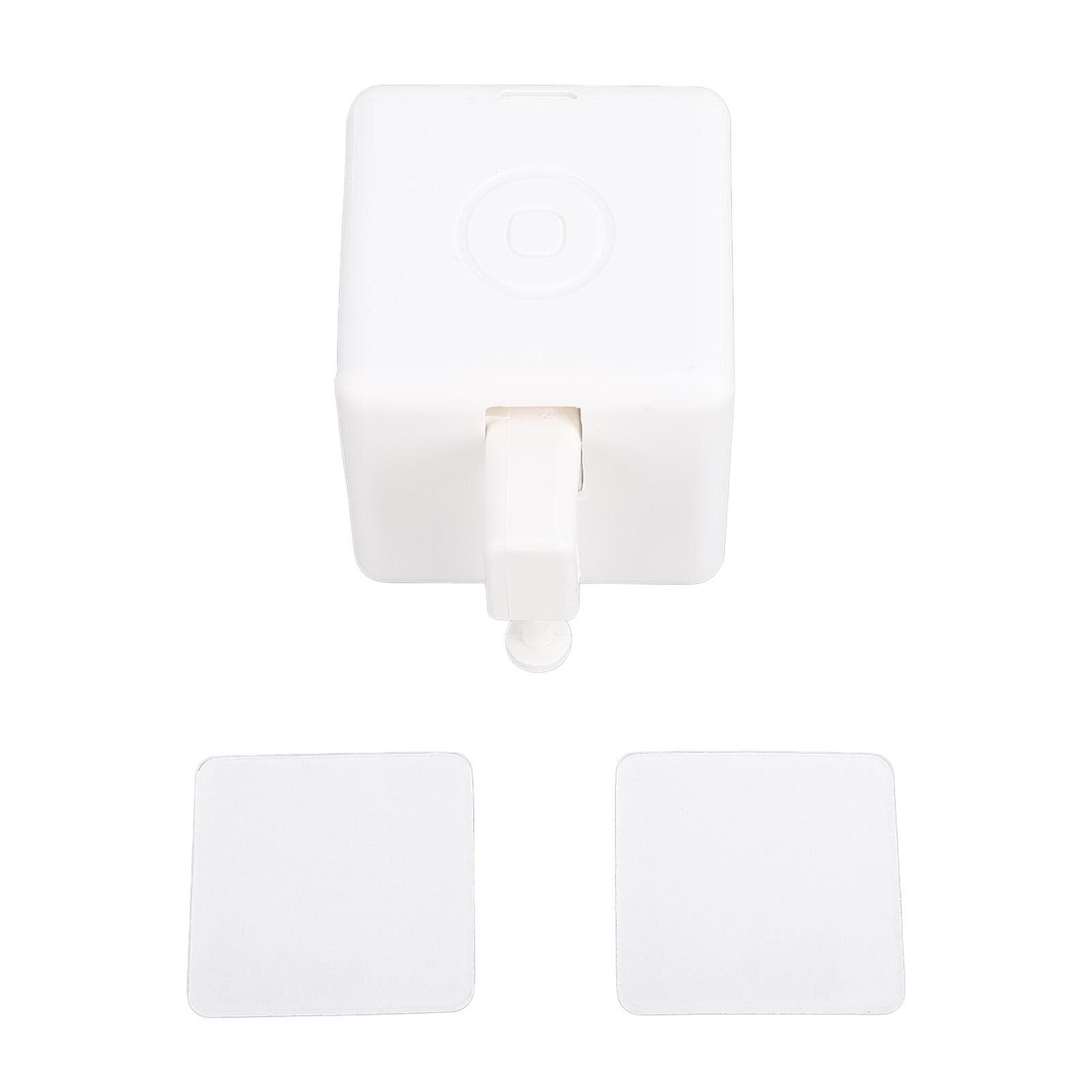 Wireless Bluetooth Smart Button Switch Pusher Timer Voice Control Touch Control Plastic White