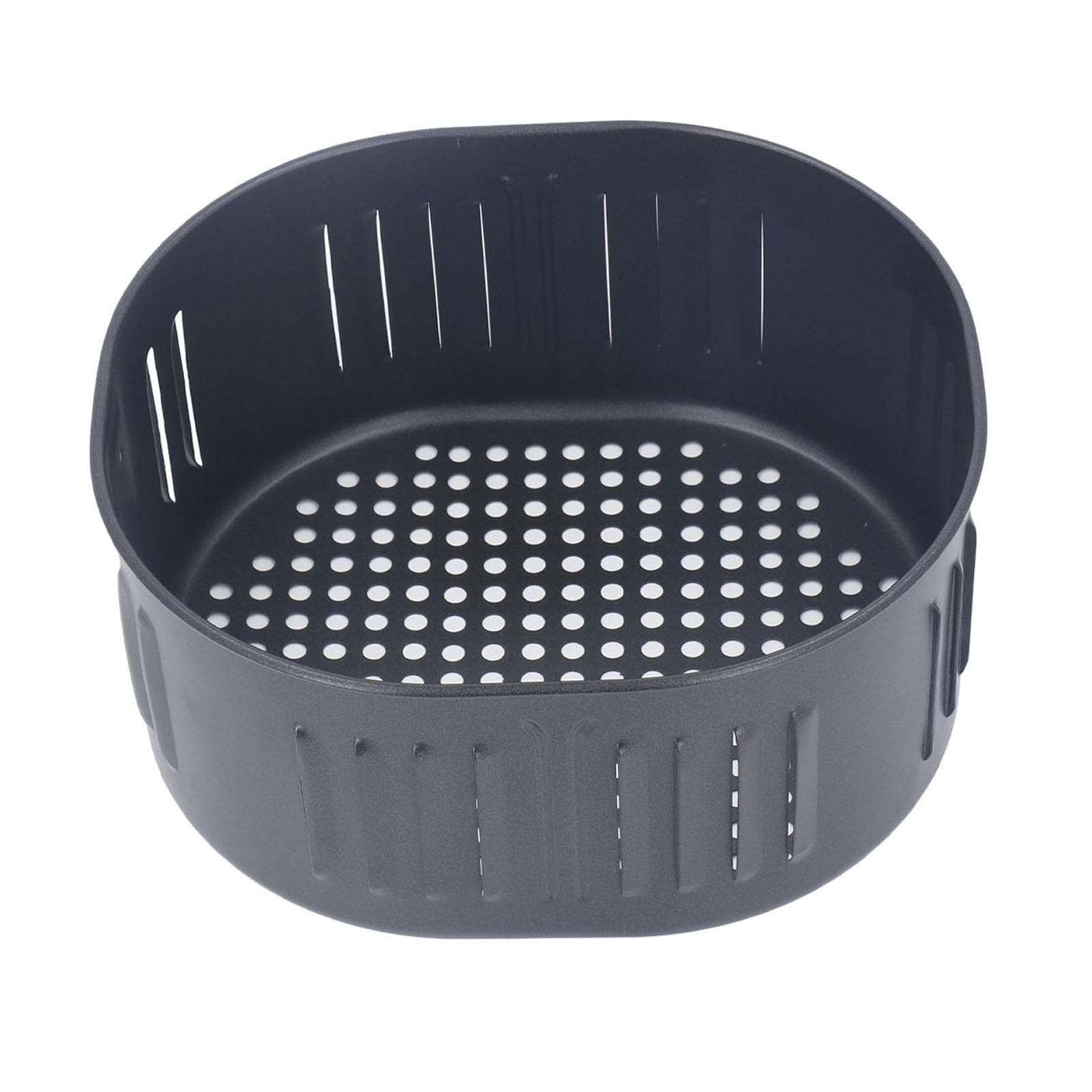 Fryer Replacement Basket Black Stainless Steel Anti Stick 5.5L Oil Drainable Fryer Basket for