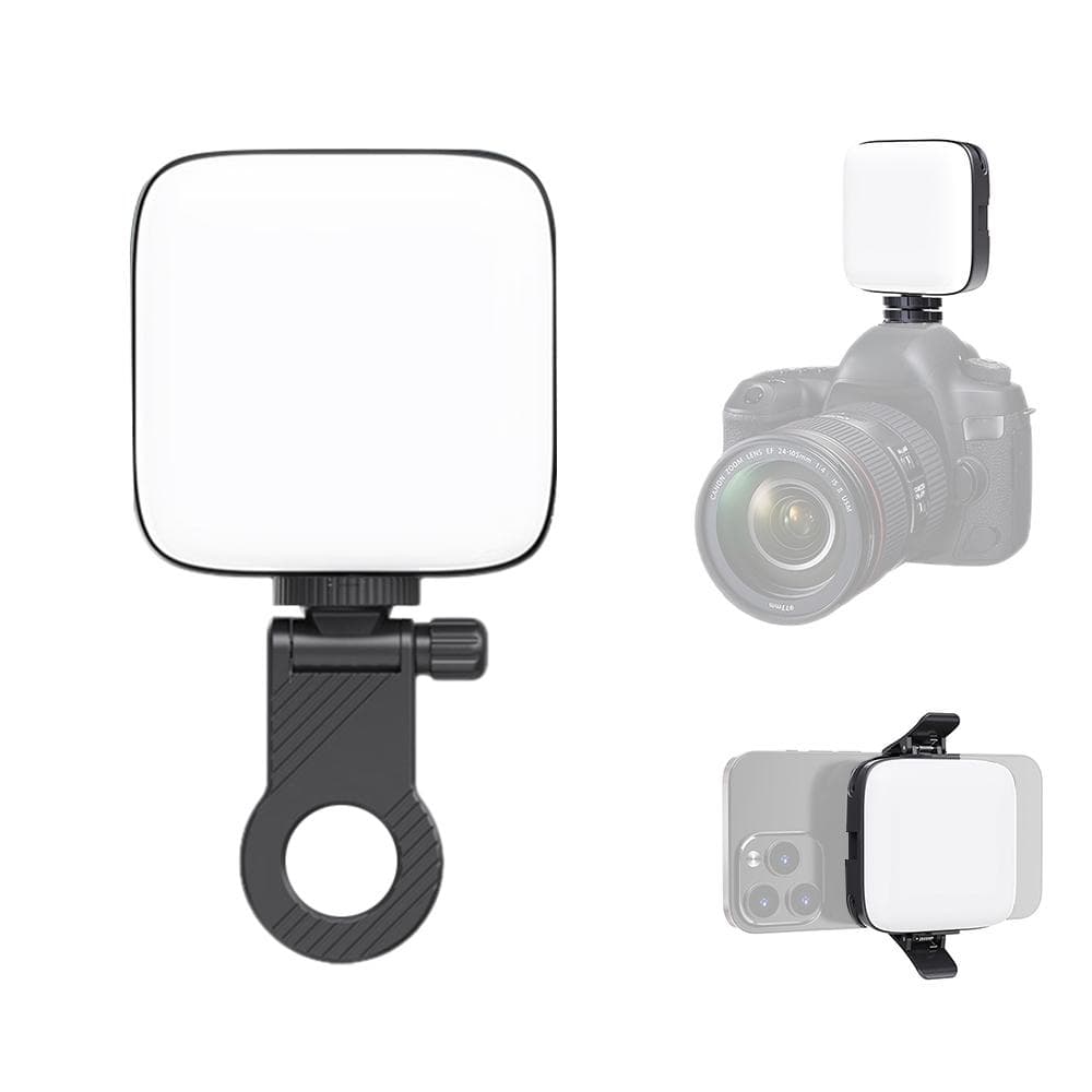 4.5W Pocket Photography Lamp Bi-color LED Light Portable Vlog Light 3000K-9900K Color Temperature black