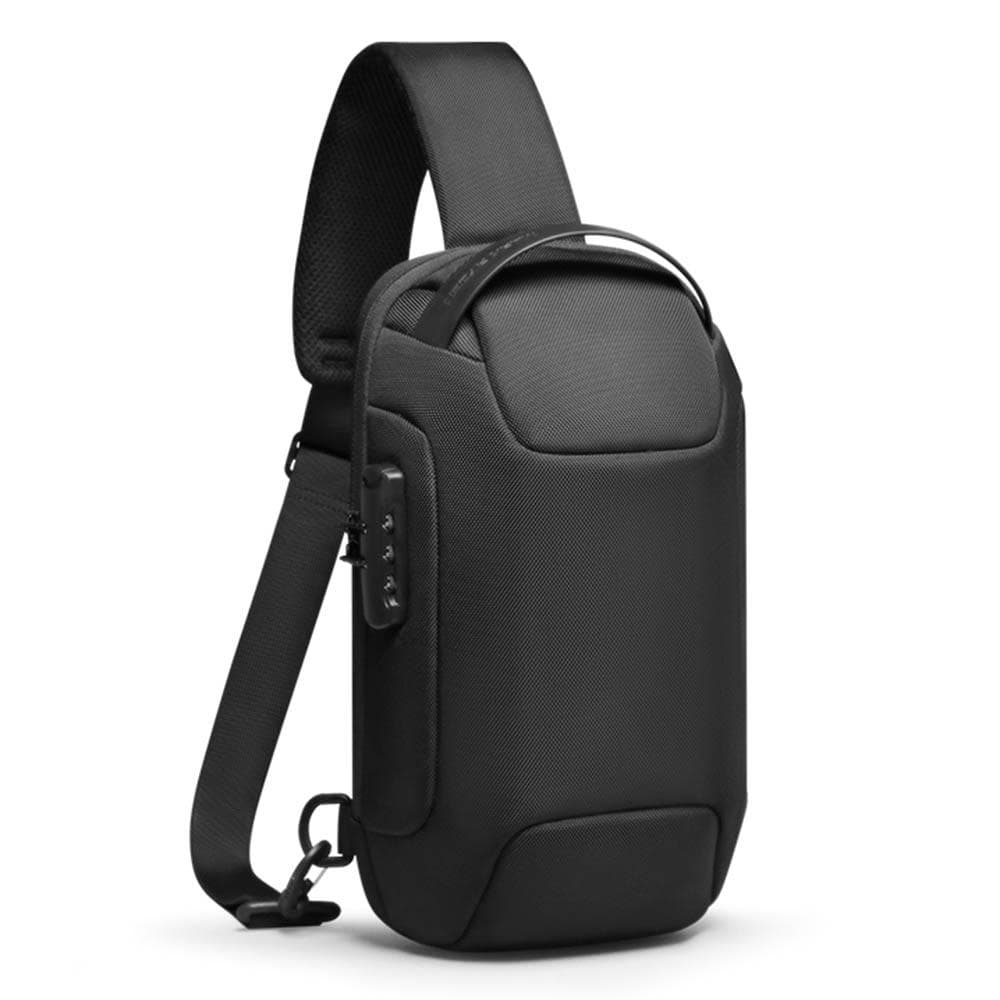 Mark Ryden 2020 New Style Man Chest Pack MultiFunction Business Style AntiTheft Single Shoulder black