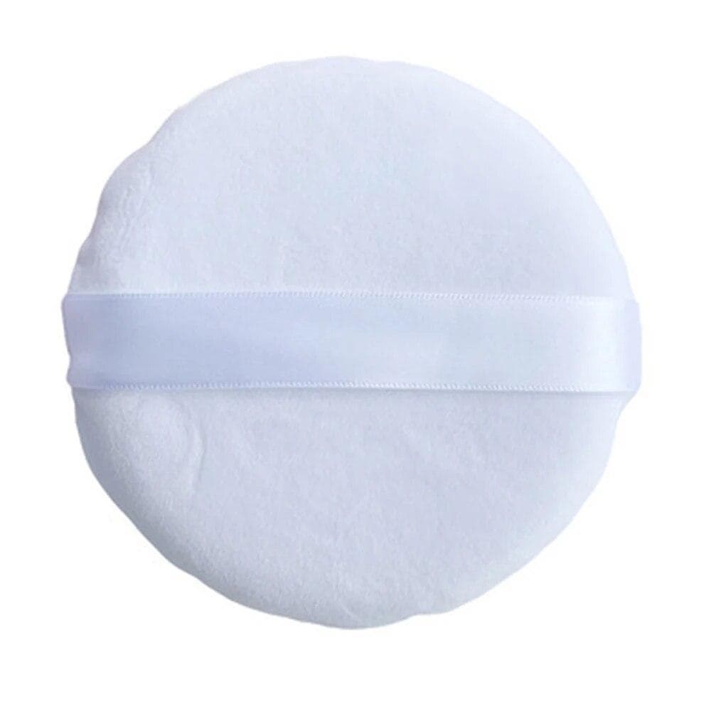 New Large Makeup Loose Powder Puff Soft Velvet Cotton Body Talcum Powder Puffs Foundation Cosmetic Puff Beauty Makeup Tools white