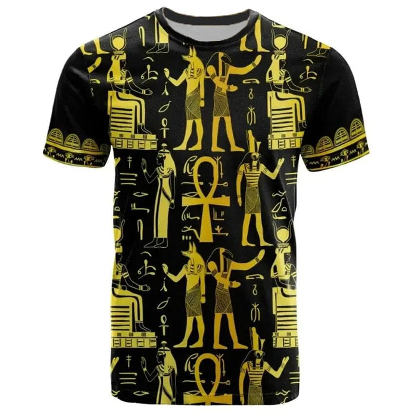 New Ancient Egypt Goddess Pharaoh 3D Print T-Shirts Men Women Short Sleeve T Shirt Oversized Harajuku Y2k Tees Tops Man Clothing L
