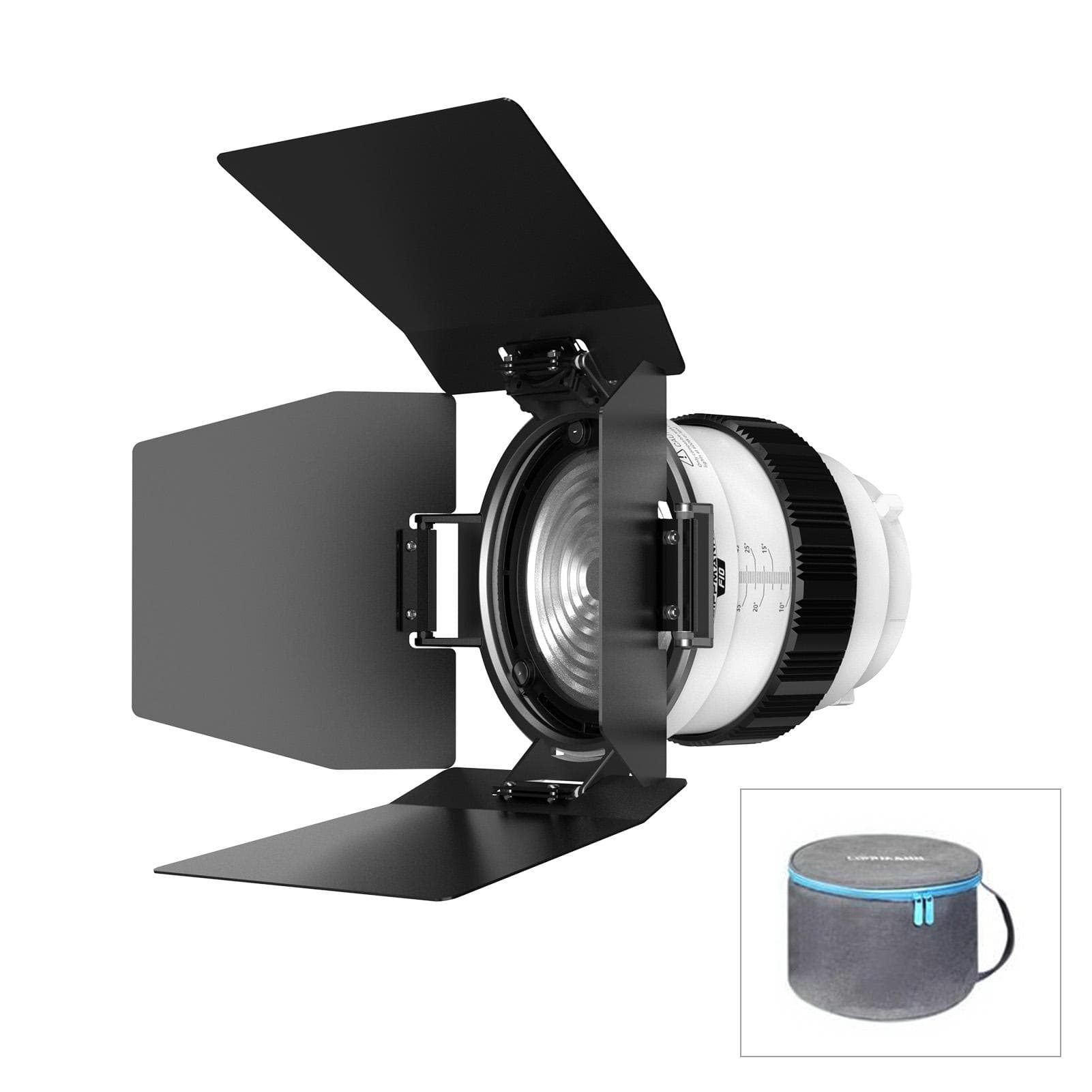 LIPPMANN F20 9 Inch Fresnel Lens Bowens Mount 10 degrees - 45 degrees Optical Focusing Adapter 10X Brighter with F10