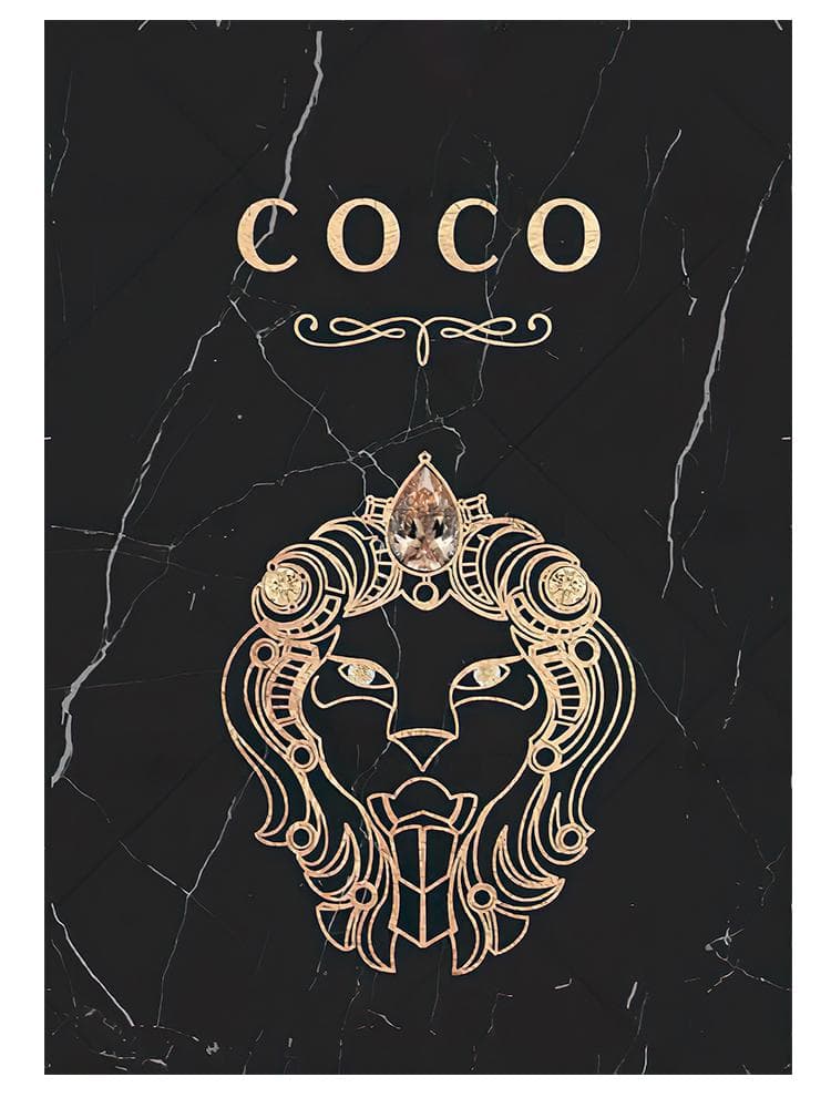 Fashion Luxury Coco Perfume Bottle Canvas Painting Nordic Flower Poster Print Wall Picture Modern Girl Room Decor Quadro Cuadros 21x30cm No Frame