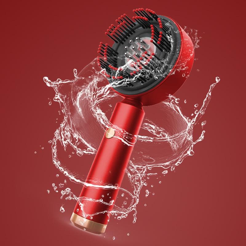 Red Light Liquid Guide Massage Comb Kneading Active Hair Growth Massager Scalp Medicine Device Hair Care Hair Guide Liquid Hair Growth Instrument red