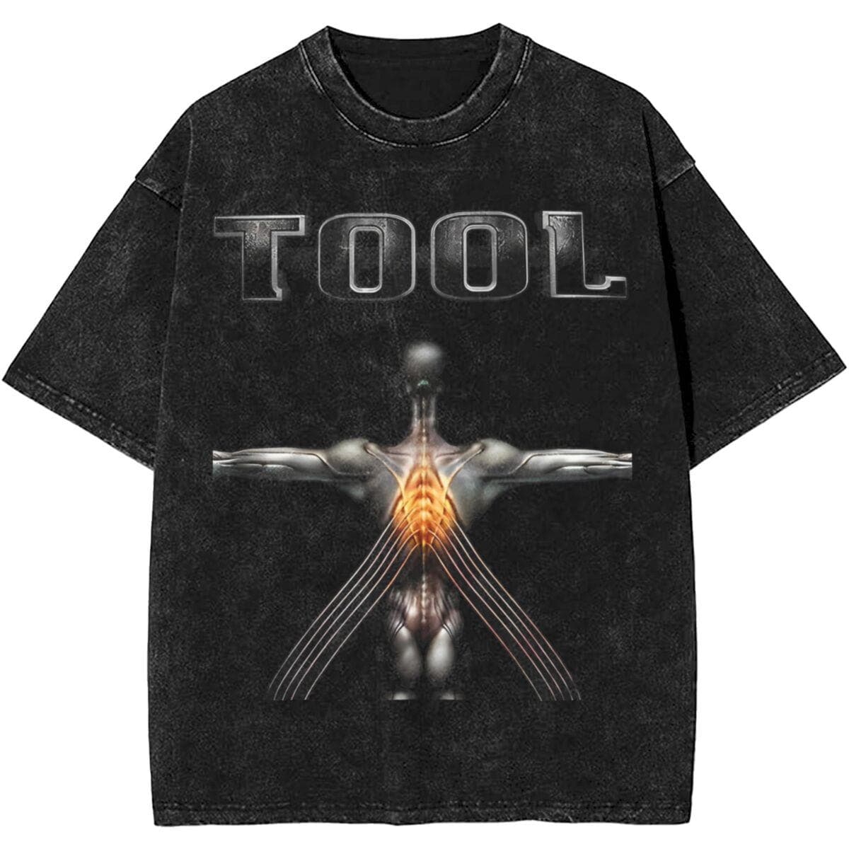 Men Women Rock Tool Band Lateralus Heavy Metal Music Vintage Washed T Shirt Merch Cotton Top Clothes Oversized XL