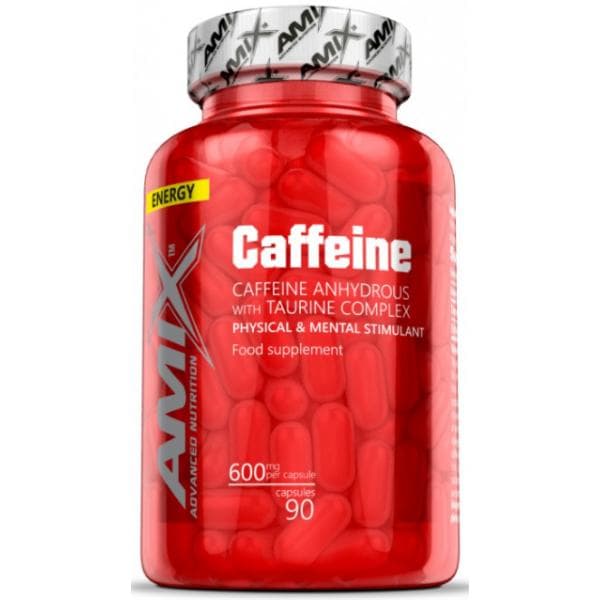 AMIX Caffein 200mg with Taurine - 90 Caps 1 Unit