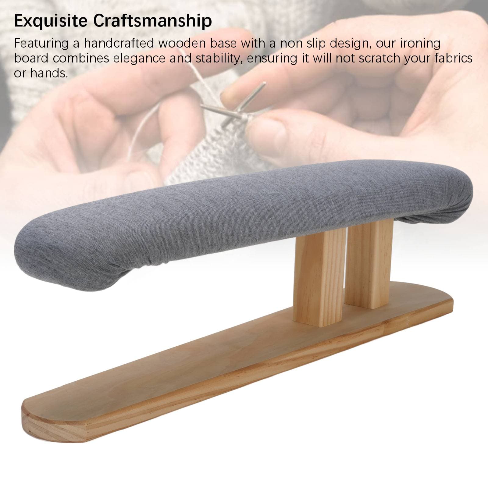 Ironing Board Wooden Base Multifunctional Ironing Table Deck for Tailoring Home Laundry Room
