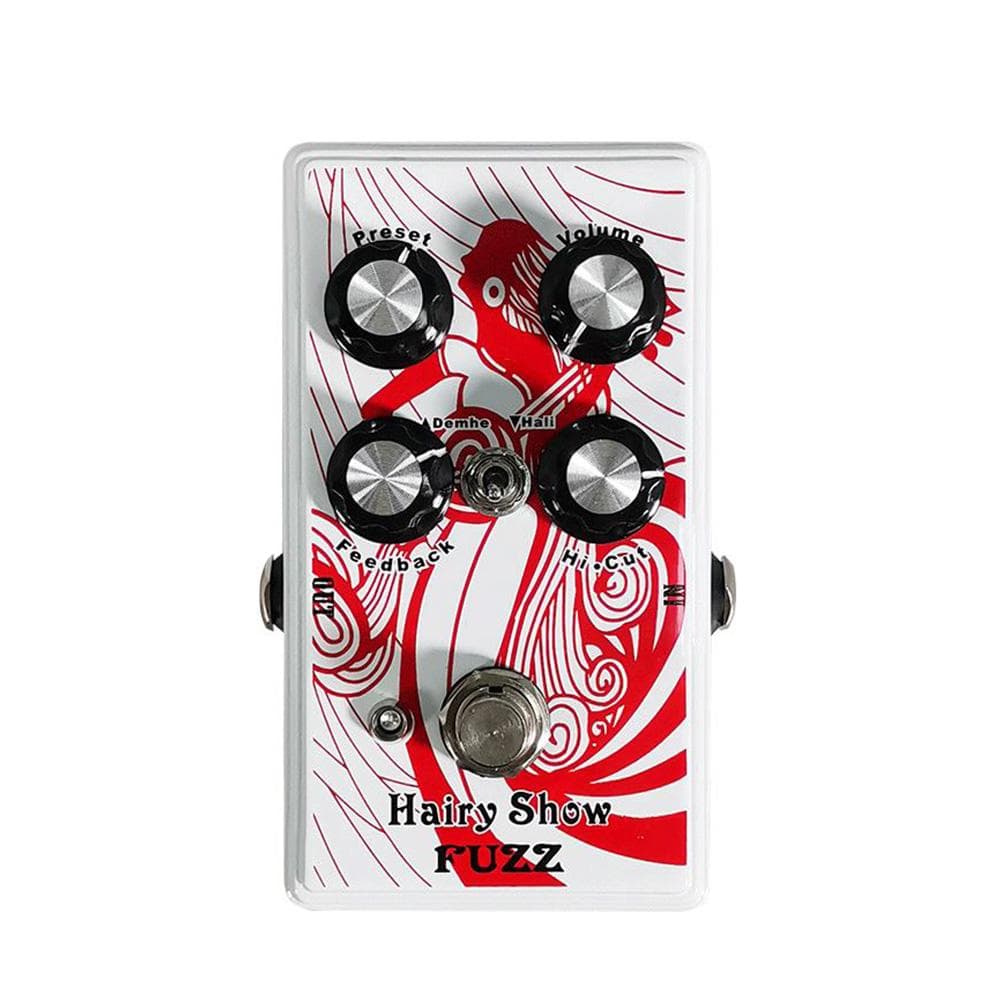 FUZZ Guitar Effect Pedal for Electric Guitar Bass String Instrument white