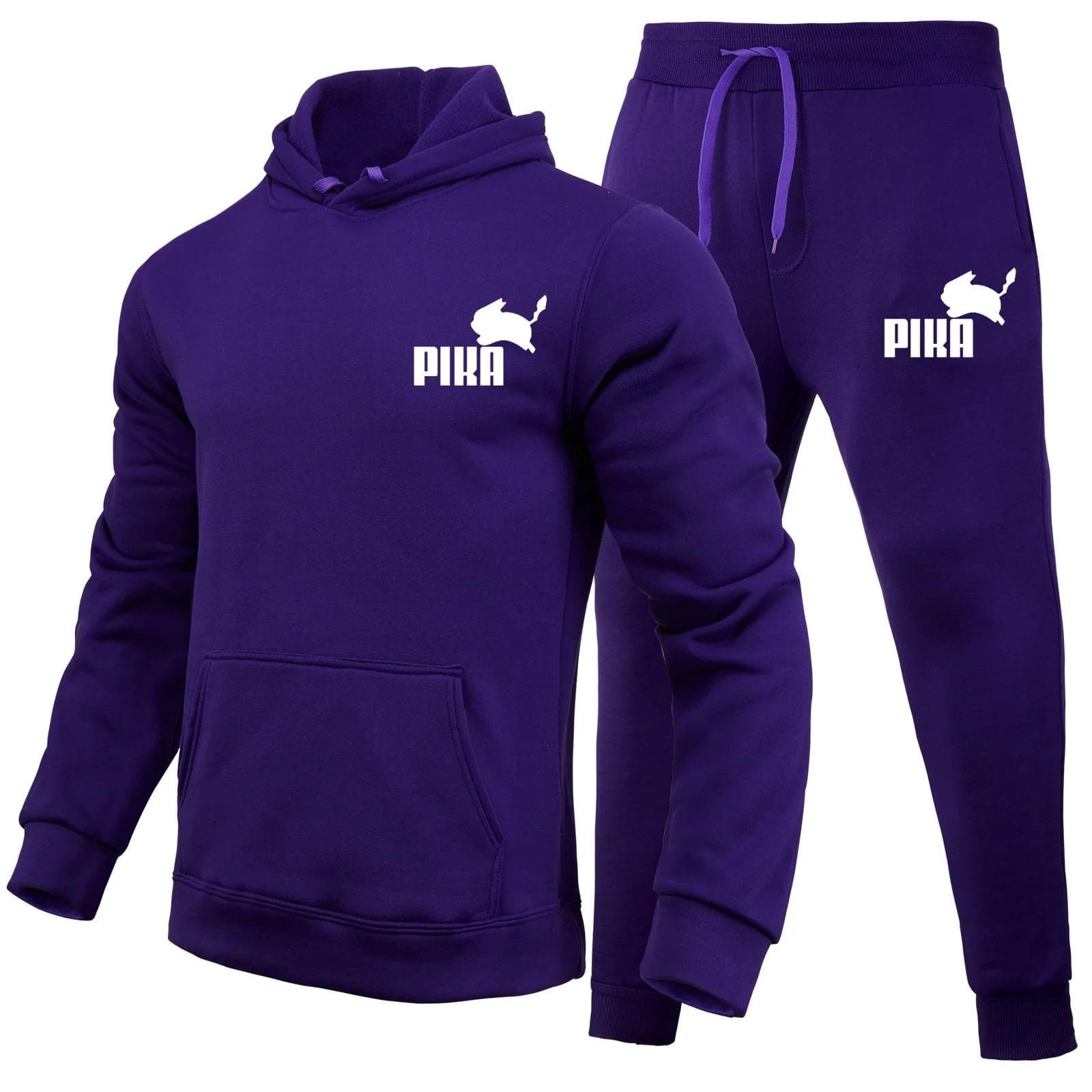 Pika Hoodie Set Women Hoodies Suits outdoor fitness running fashion sports suit spring and autumn style hoodie M