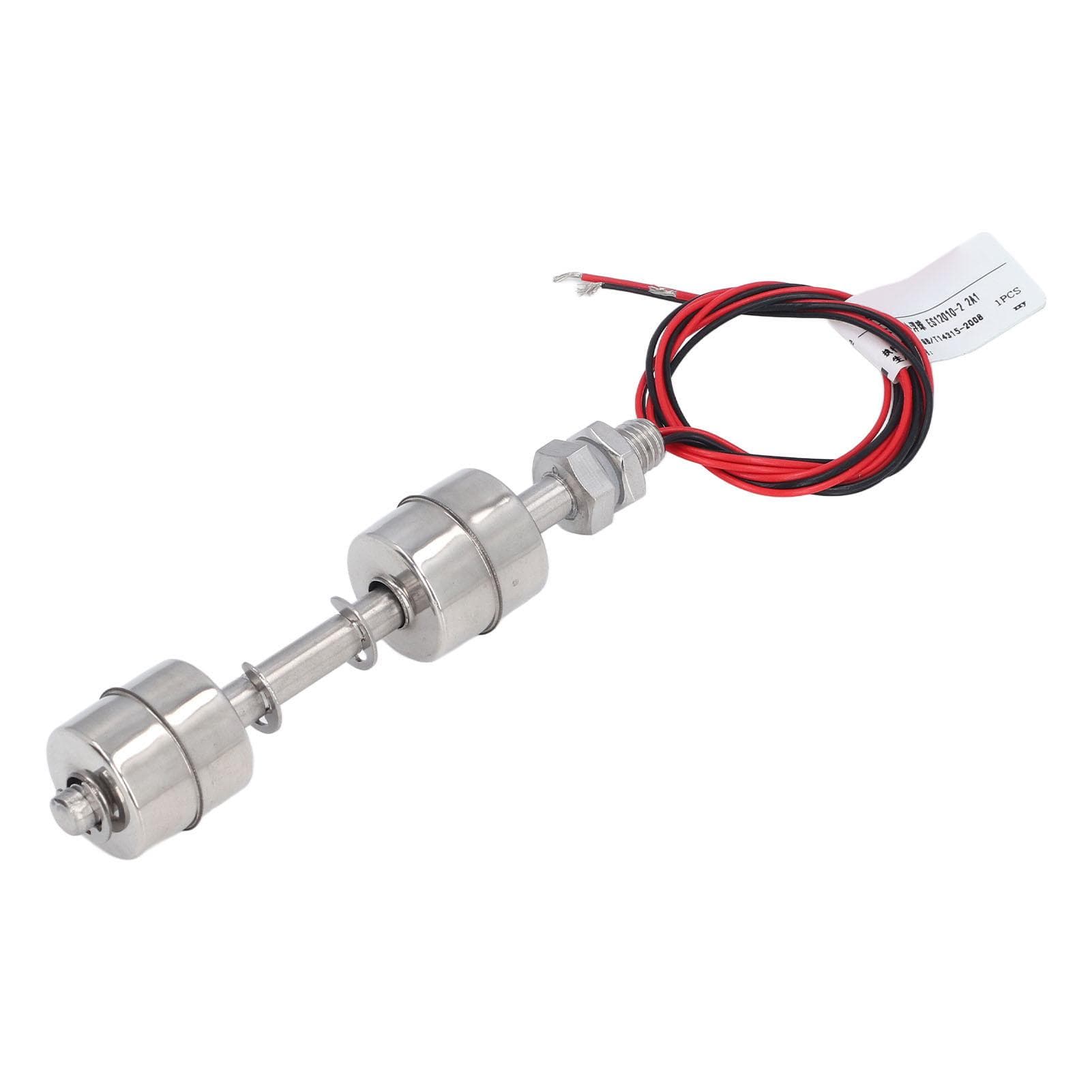 Double Ball Float Switch 120mm Stainless Steel Float Switch Water Level Controller with 400mm Wire
