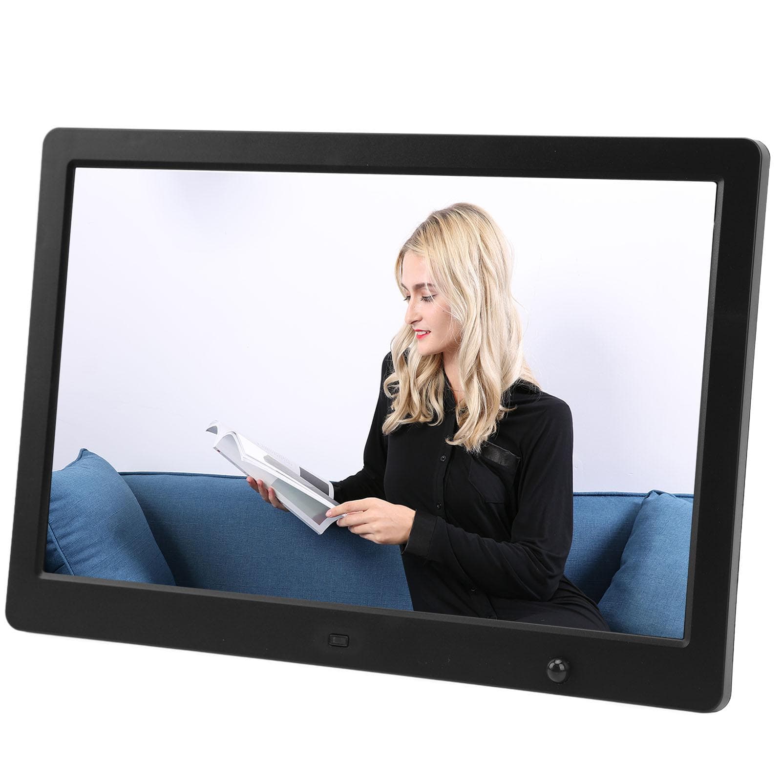 13in Digital Photo Frames Human Body Induction High Definitionelectronic Album for Video Picture EU Plug