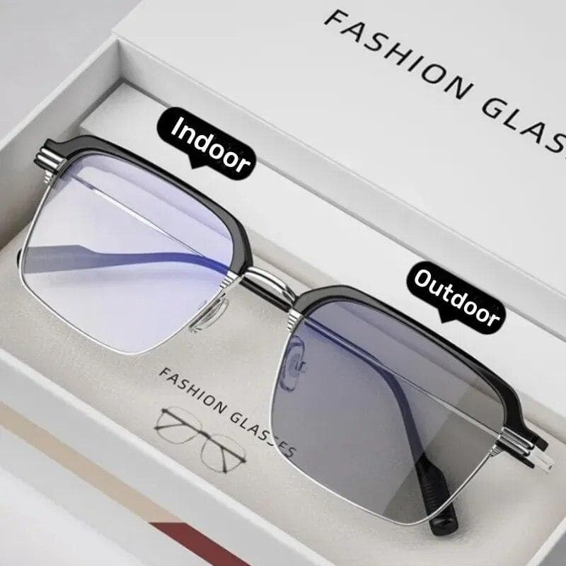 Fashion Outdoor Color Changing Sunglasses New Photochromic Myopia Glasses Men Women Near Sighted Prescription Eyeglasses To -4.0 -1.5