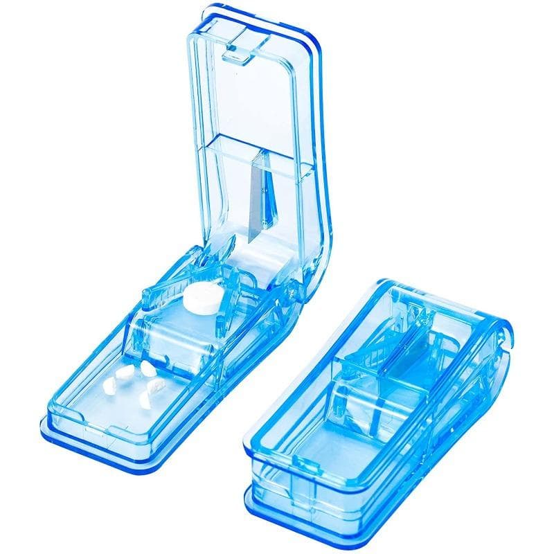 1PC Medicine Pill Holder Tablet Cutter Splitter Pill Case Portable Storage Box Pill Tablet Pill Cutter Divider