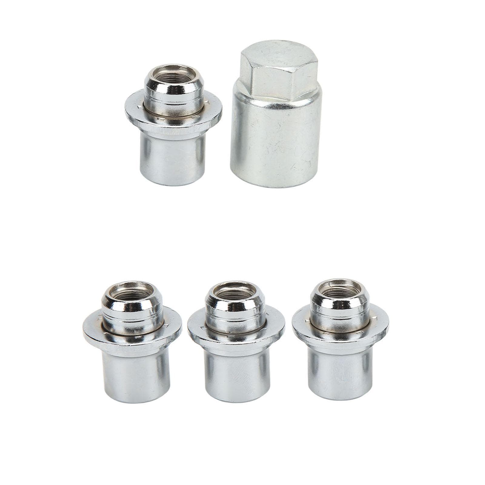 5pcs Metal Wheel Lock Set 00276?00900 High Accuracy Short Anti Theft Wheel Lock Car Accessories