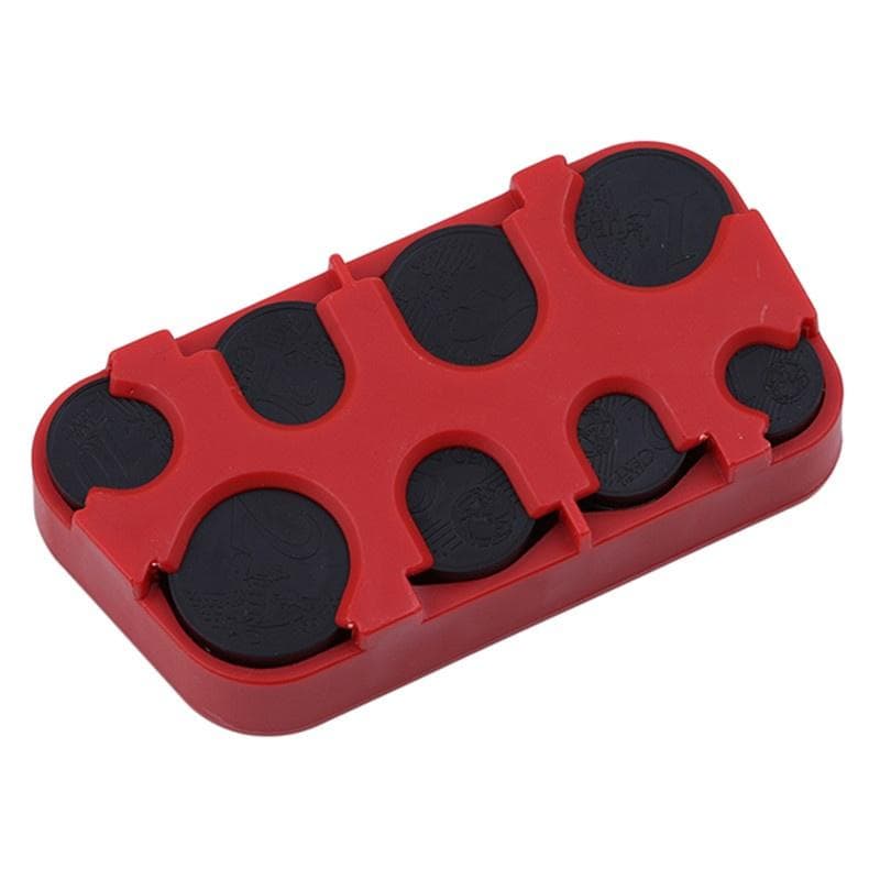 Coin Dispenser Storage Purse Wallet Holders Box Plastic red