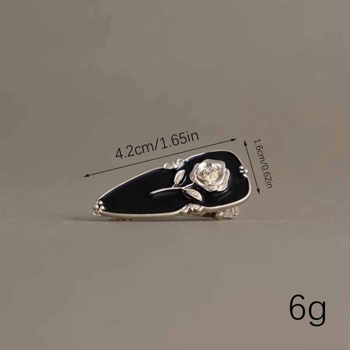 Light Luxury Super Flash Diamond Hairpin Clip Women's Bow Side Clip Bangs Broken Hair Duckbill Clip Size fits all
