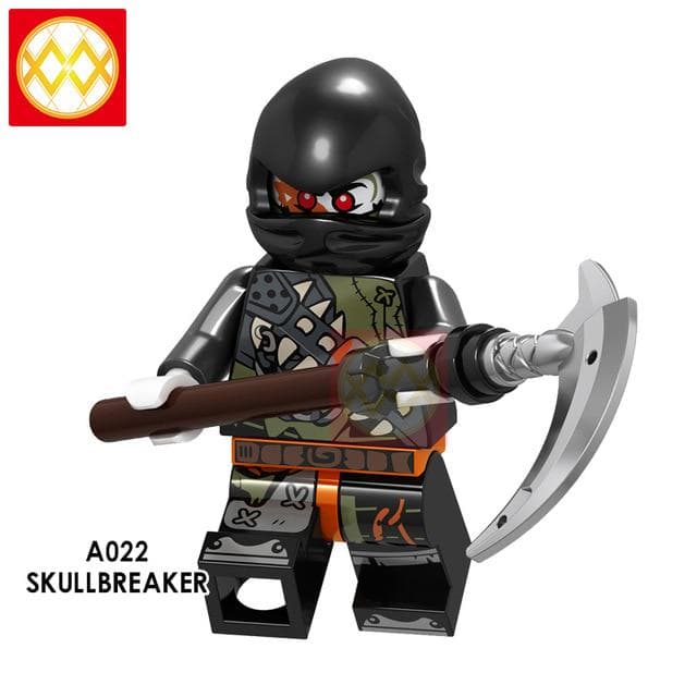 Building Block Toy Ninja Motorcycle Ghost Evil Weapon Heroes No Box