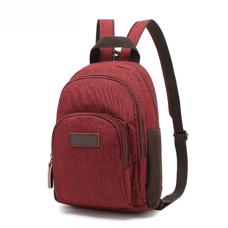 Nylon Backpack Male and Female Students Backpack Korean Version Shoulder Travel Sports Bag